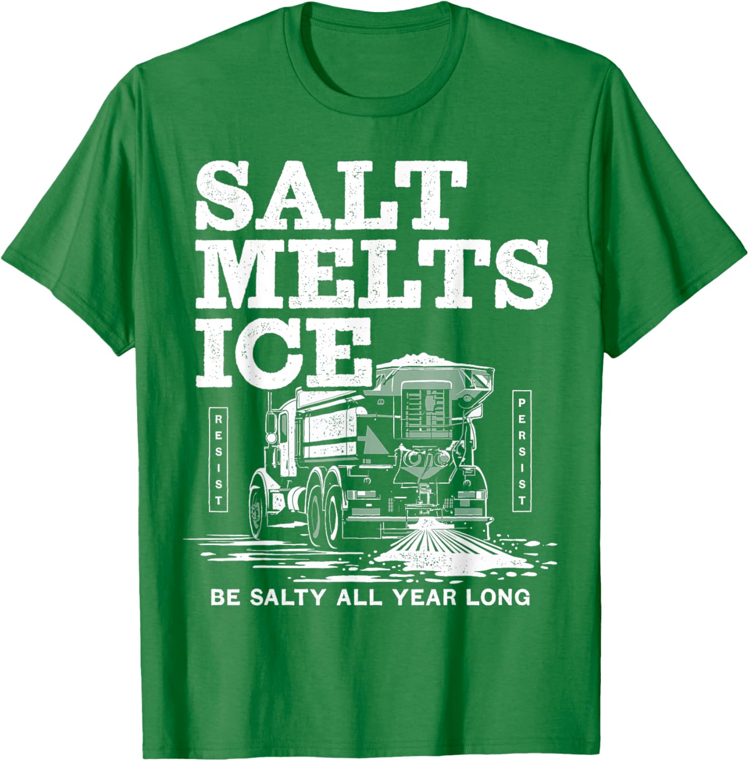 Salt Truck Resist Protest Graphic T-Shirt for Bold Statement Style - 4