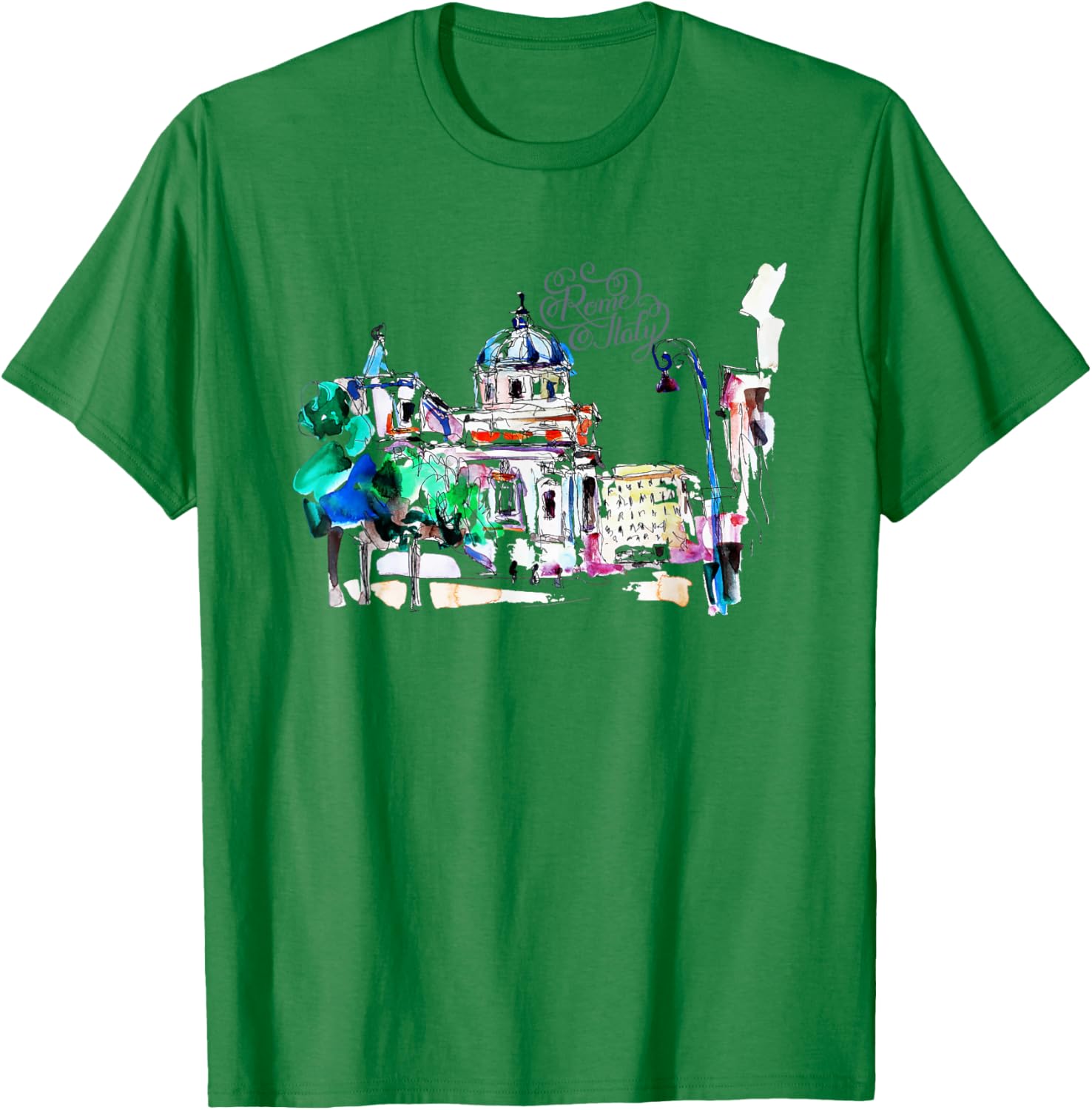 Retro Vintage Rome Italy Souvenir T-Shirt for Travelers and Tourists - 12