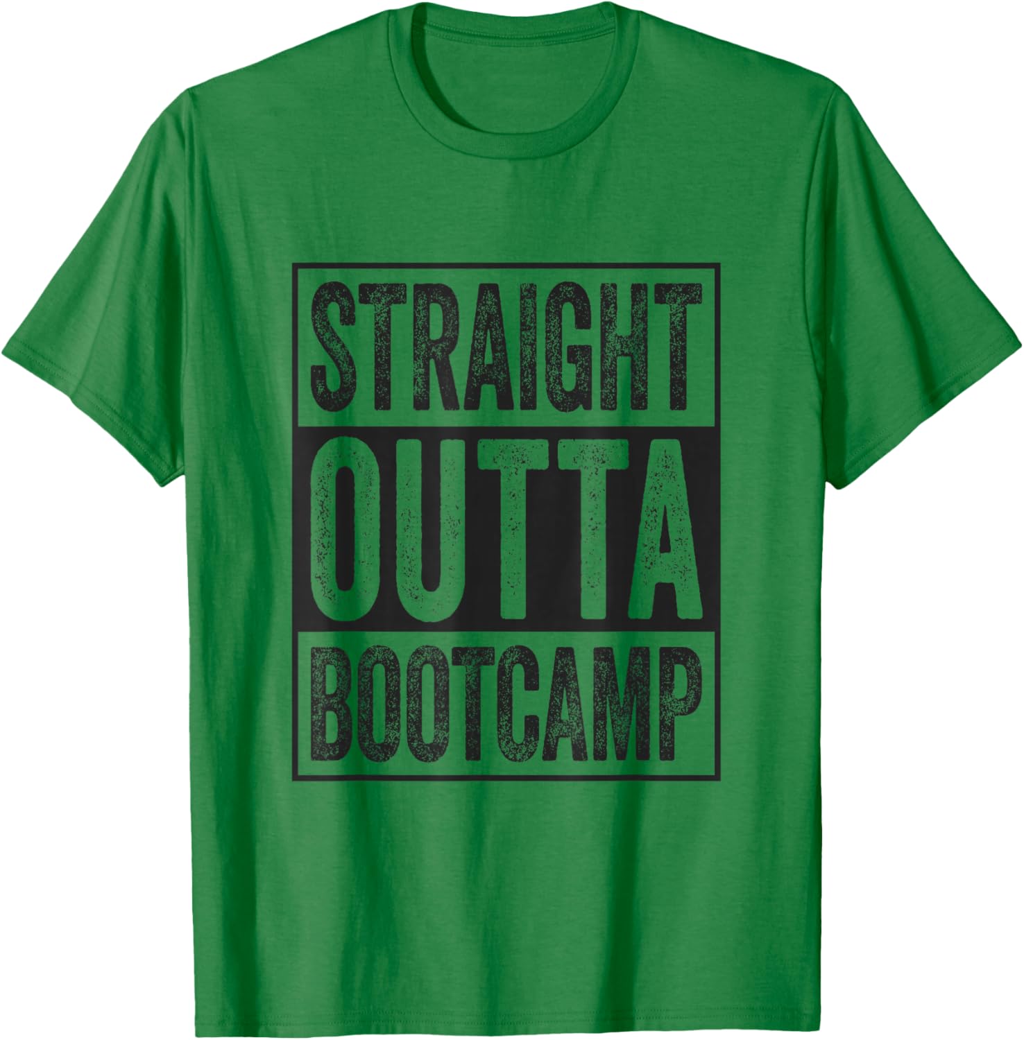 Straight Outta Bootcamp Soldier Basic Training Graduate T-Shirt - 20