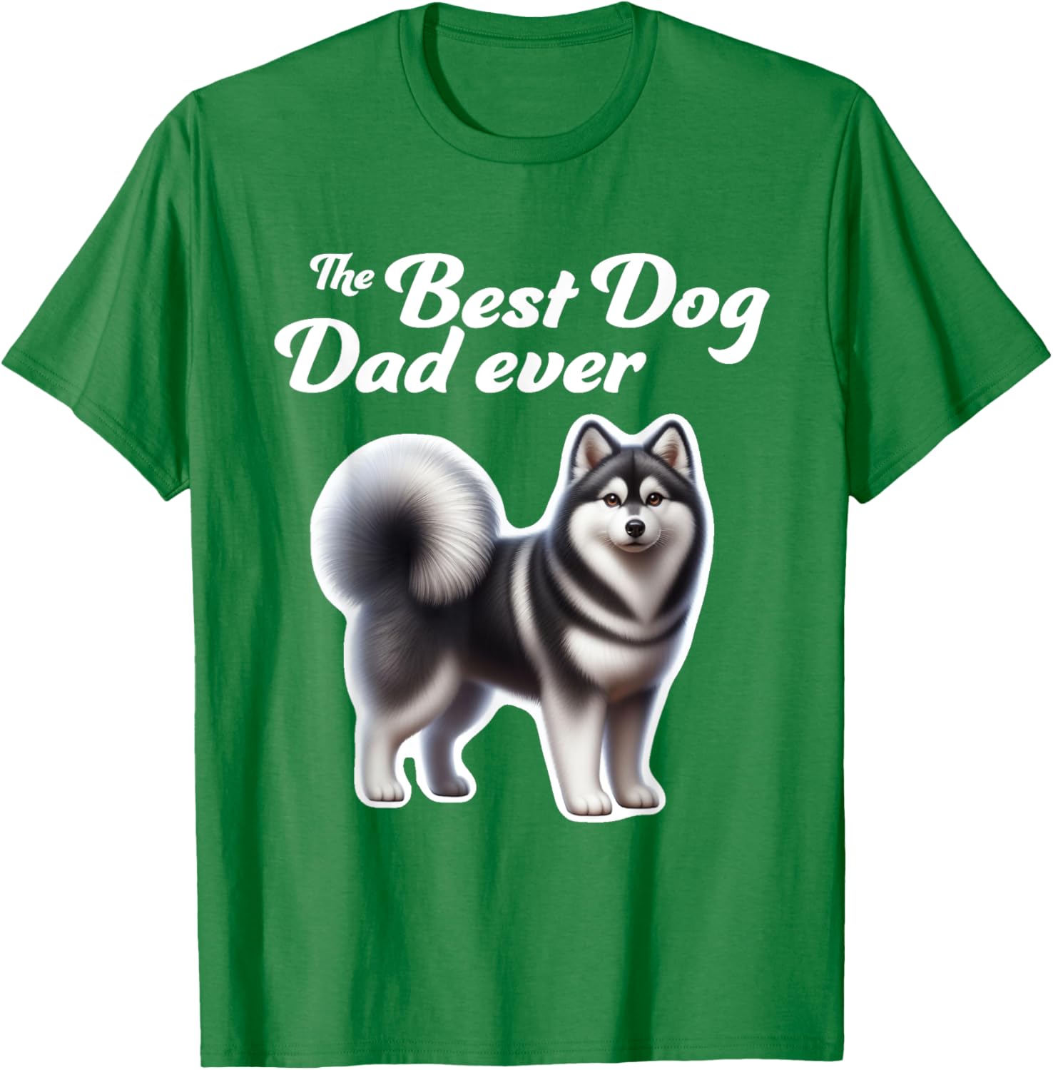 Best Dog Dad Ever Alaskan Klee Kai T-Shirt for Men and Women - 12