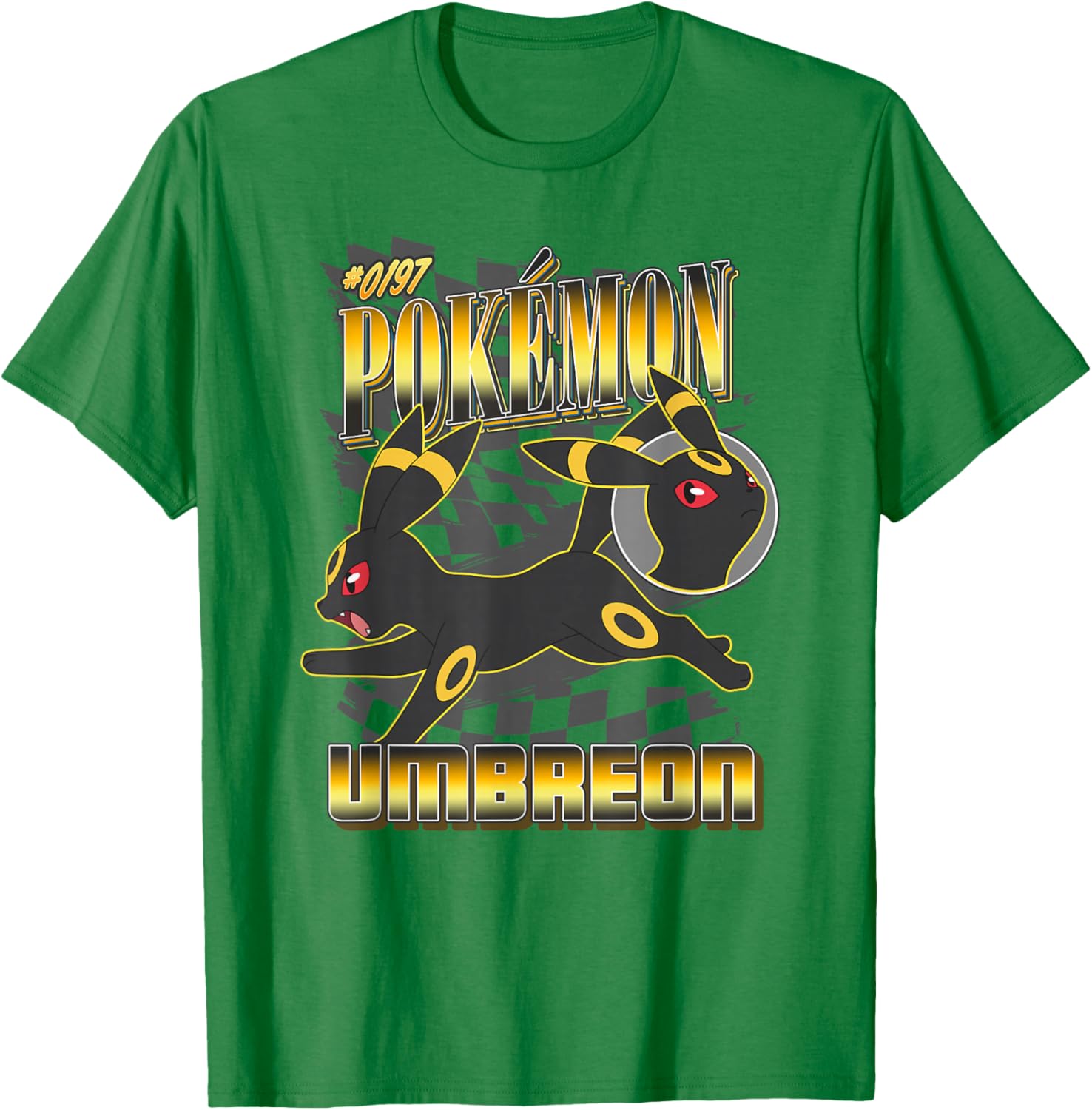 Pokémon 0197 Umbreon Racing Style Poster T-Shirt for Fans and Collectors - 19