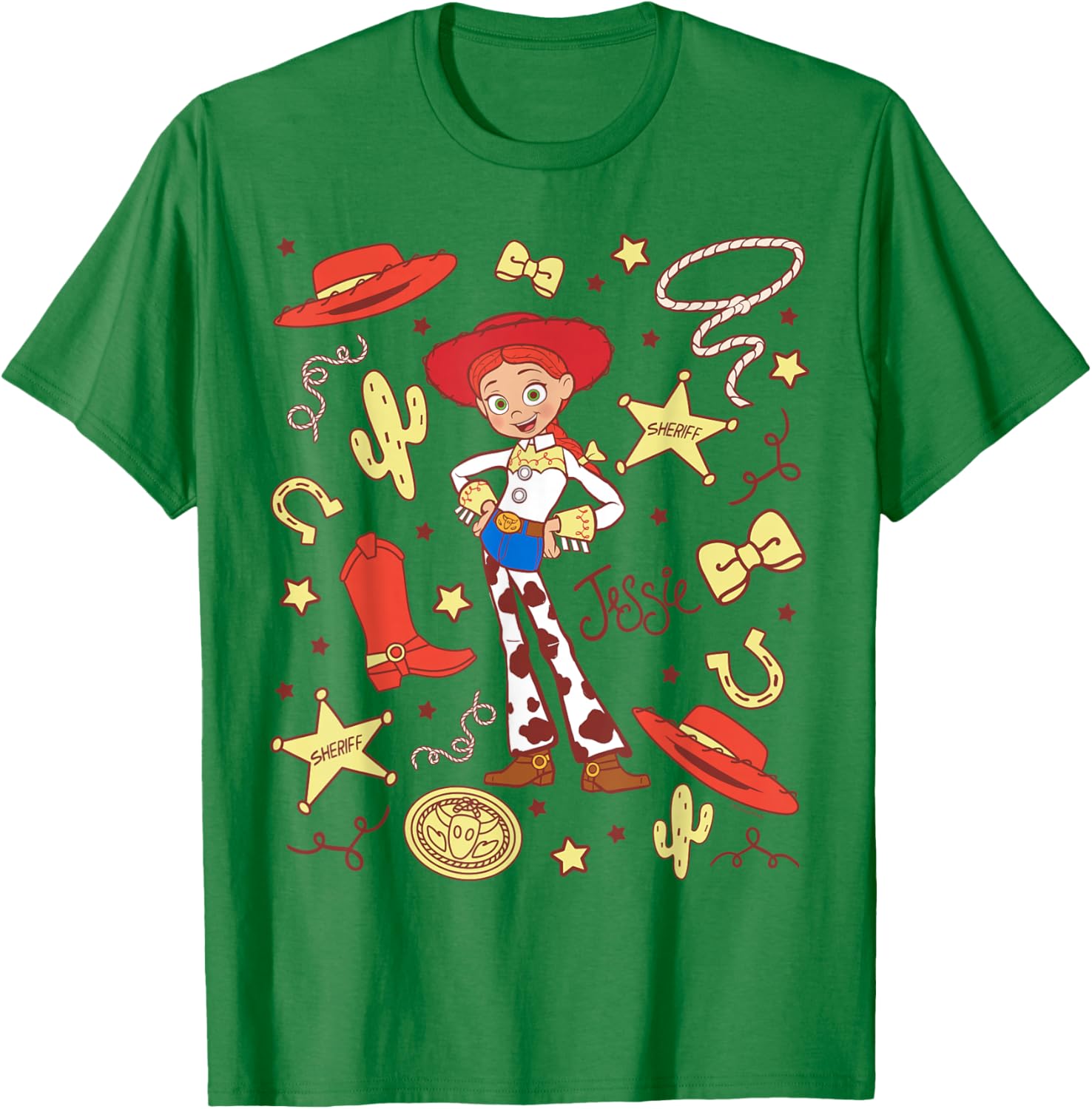 Toy Story Jessie Cowgirl Western Spirit T-Shirt for Kids and Adults - 10