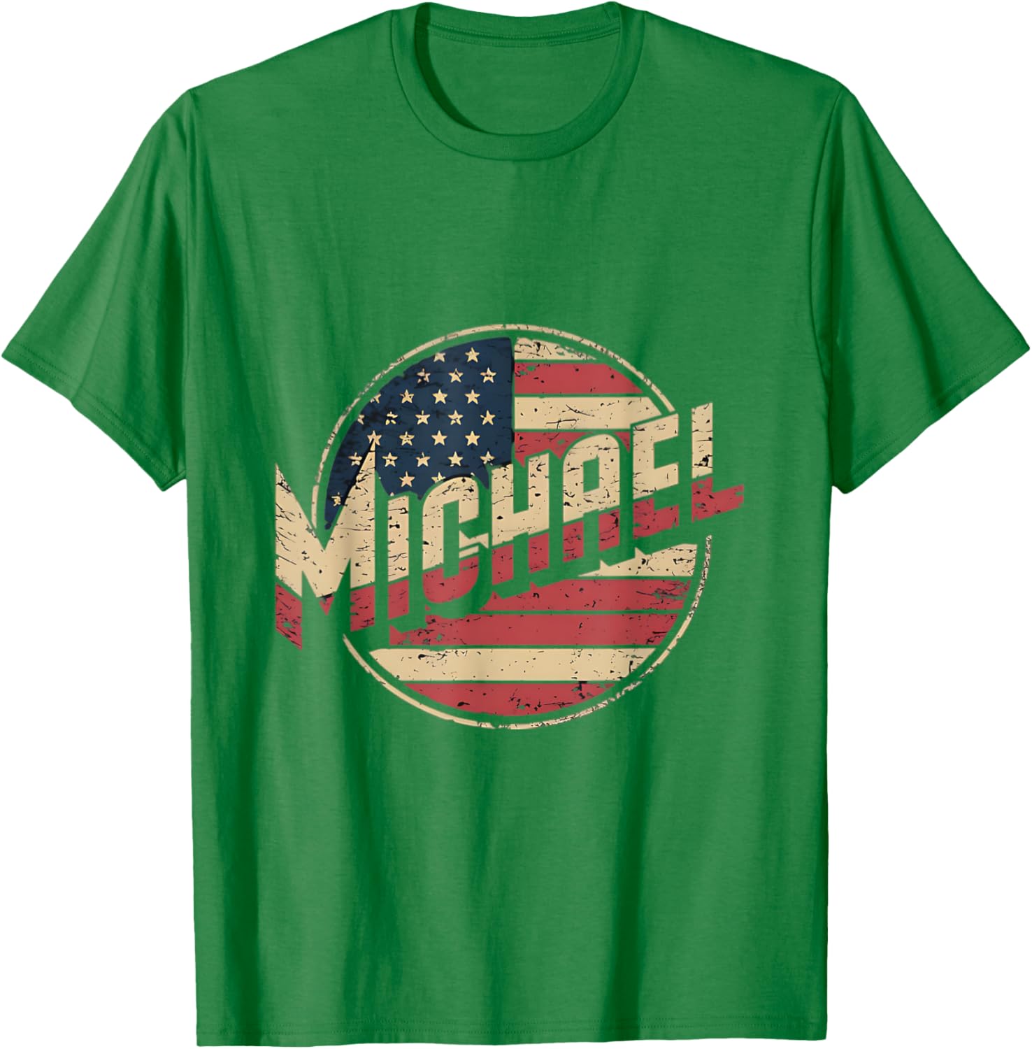 Personalized MICHAEL USA Flag Patriotic T-Shirt for Proud Americans - 3