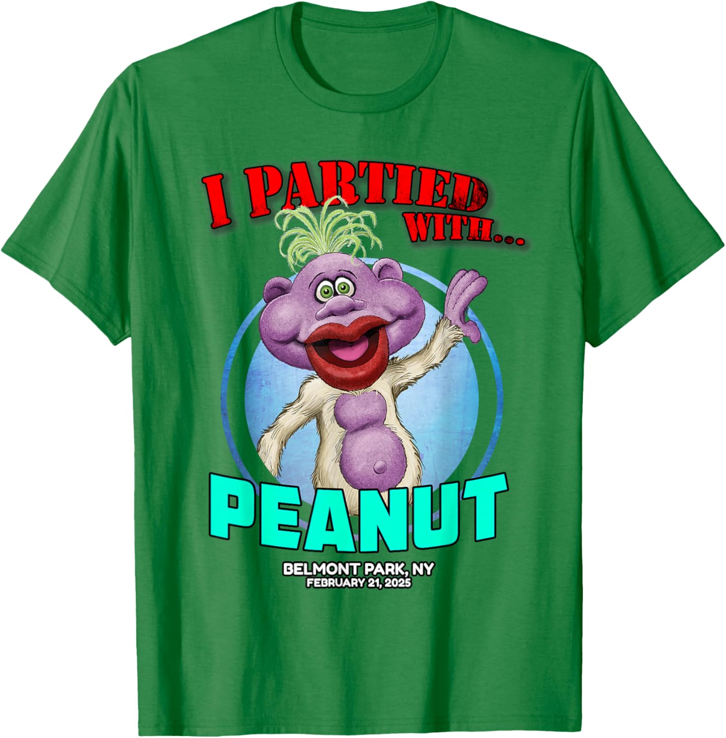 Peanut Belmont Park NY 2025 T-Shirt Fun Stylish Casual Wear - 12