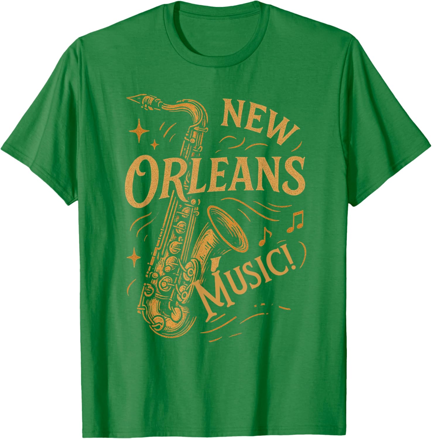 Vintage New Orleans Music Saxophone T-Shirt for Music Lovers - 7