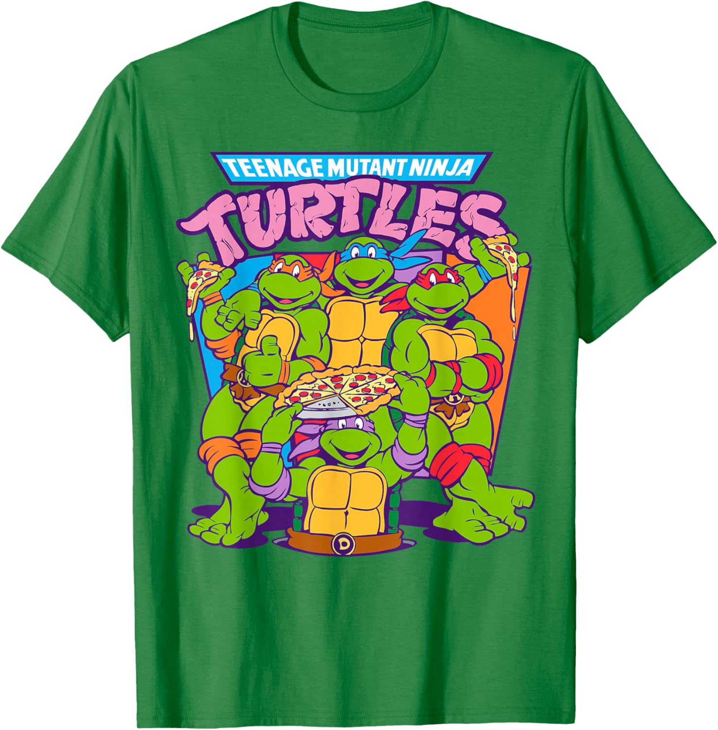 Teenage Mutant Ninja Turtles Pizza and Smiles T-Shirt for Kids - 4