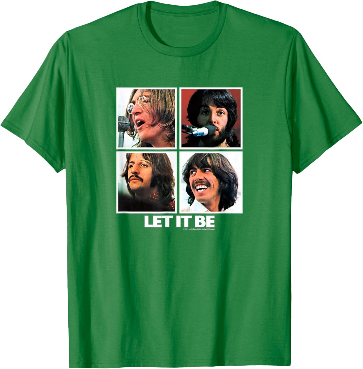 The Beatles Let it Be Square T-Shirt for Music Lovers and Fans - 16