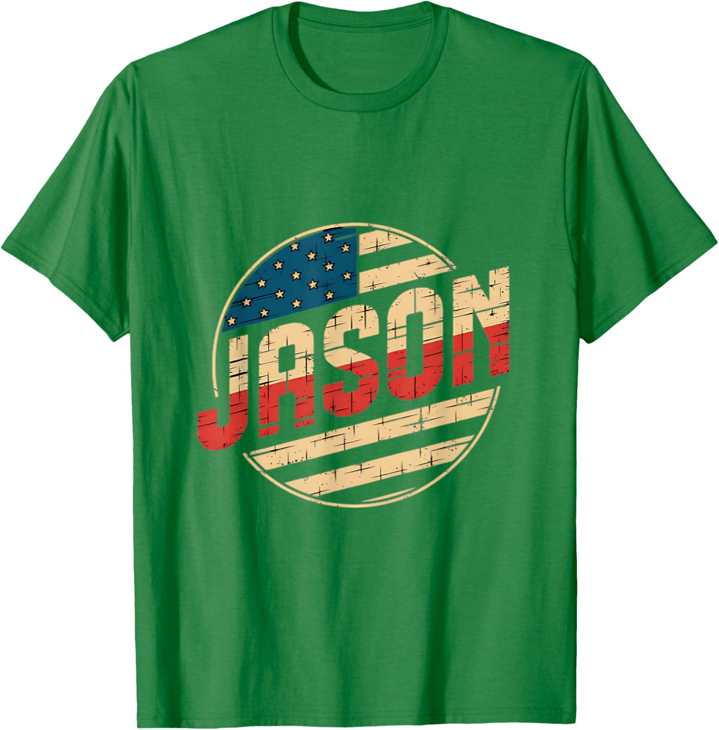 Personalized USA Flag Patriot T-Shirt for JASON - Unique Gift Idea - 1