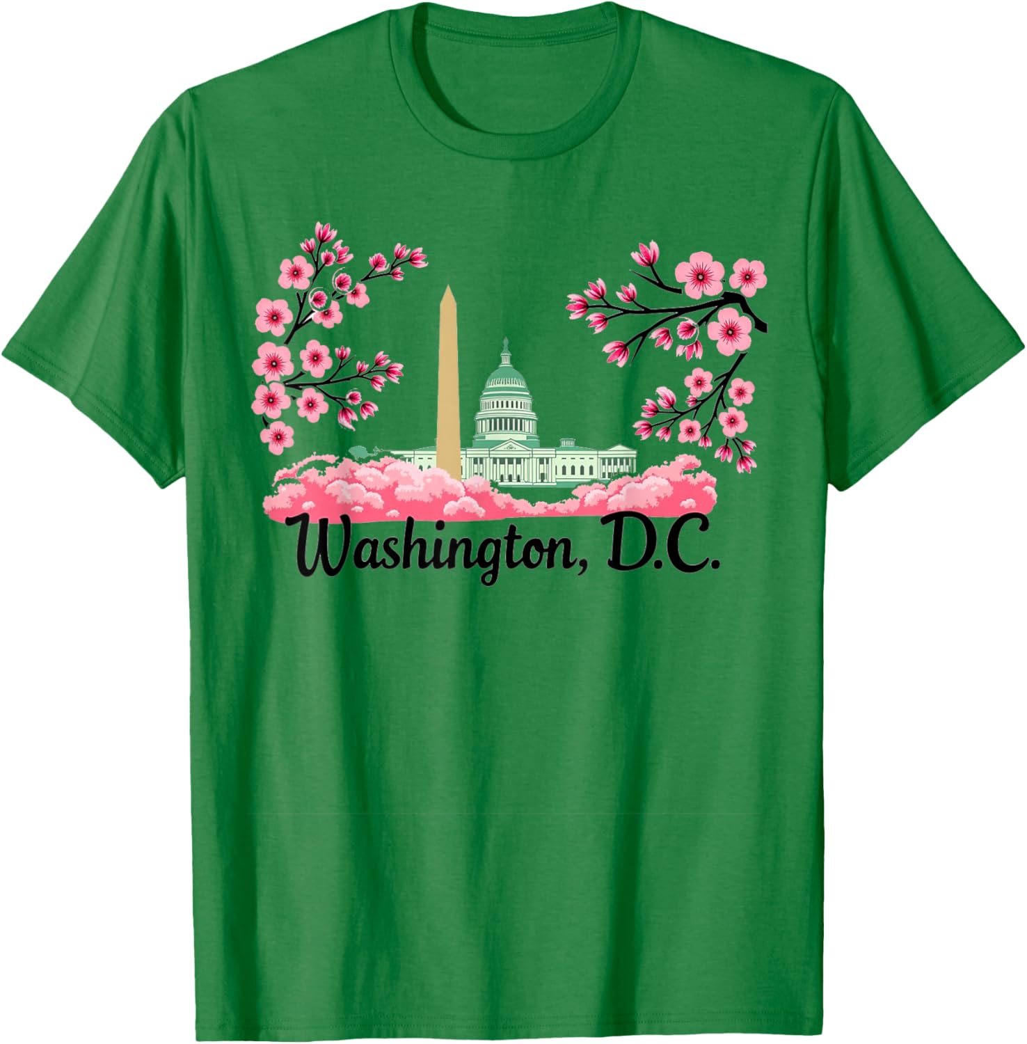 Washington DC Cherry Blossoms T-Shirt Perfect Souvenir Gift for All - 8