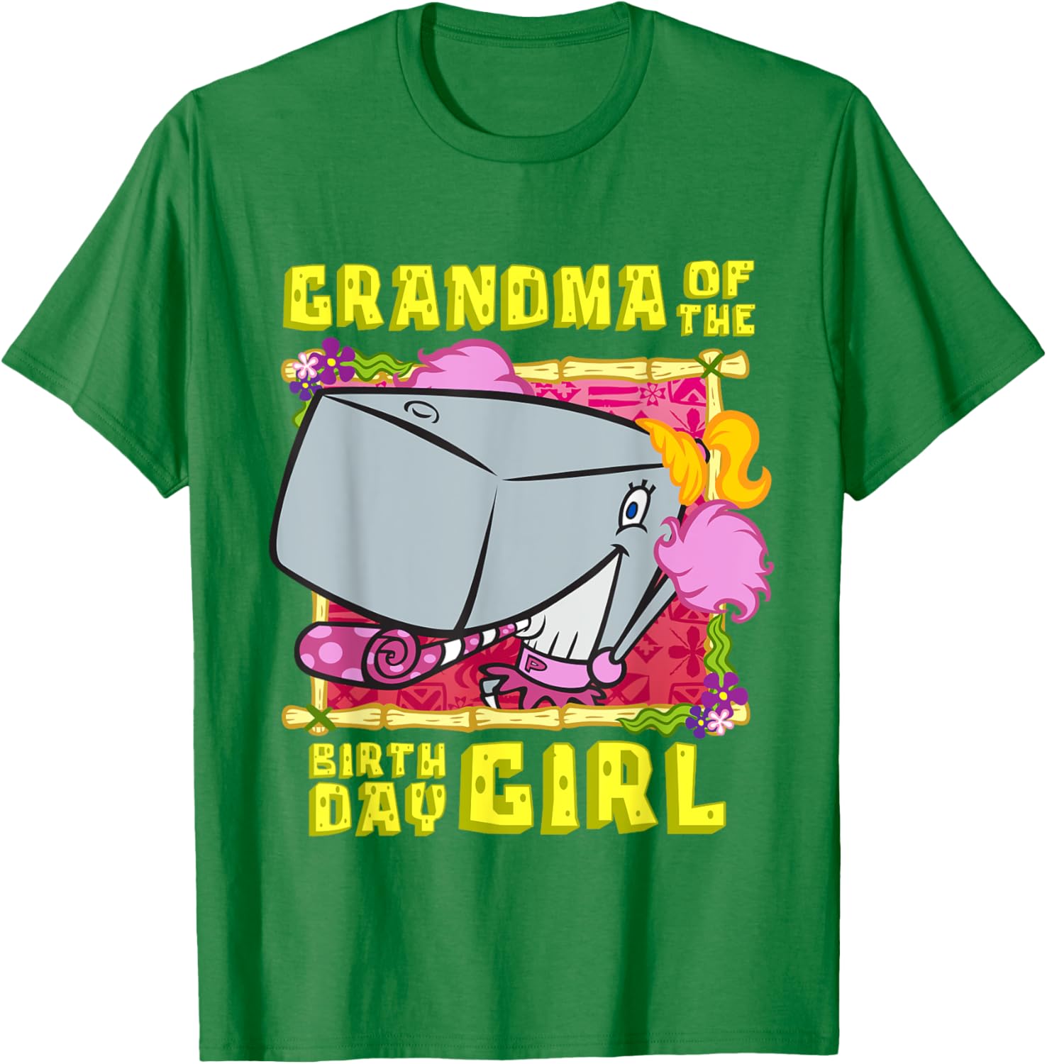 SpongeBob Pearl Grandma T-Shirt for Birthday Girls - Fun Grandmother Gift - 1