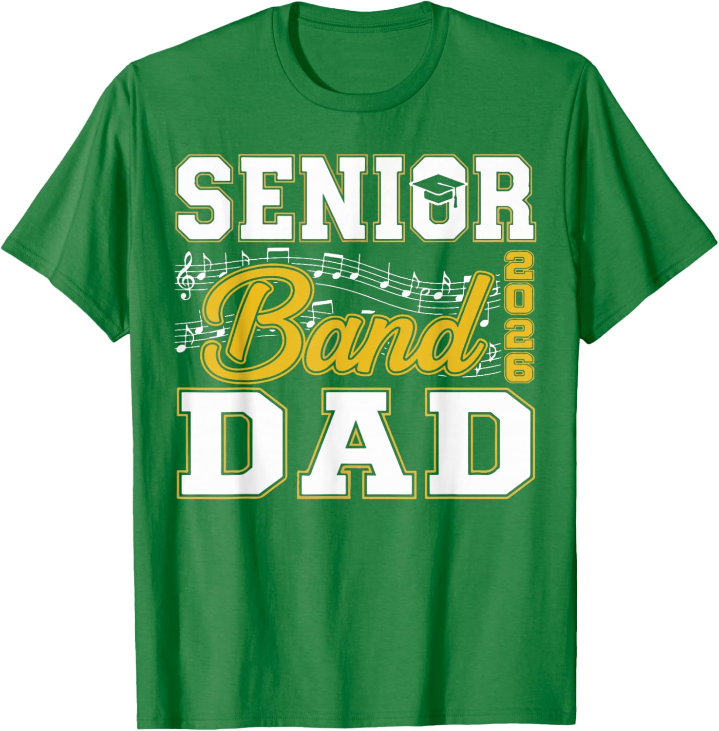 Senior Band Dad Class of 2026 Marching Band T-Shirt for Proud Fathers - 5
