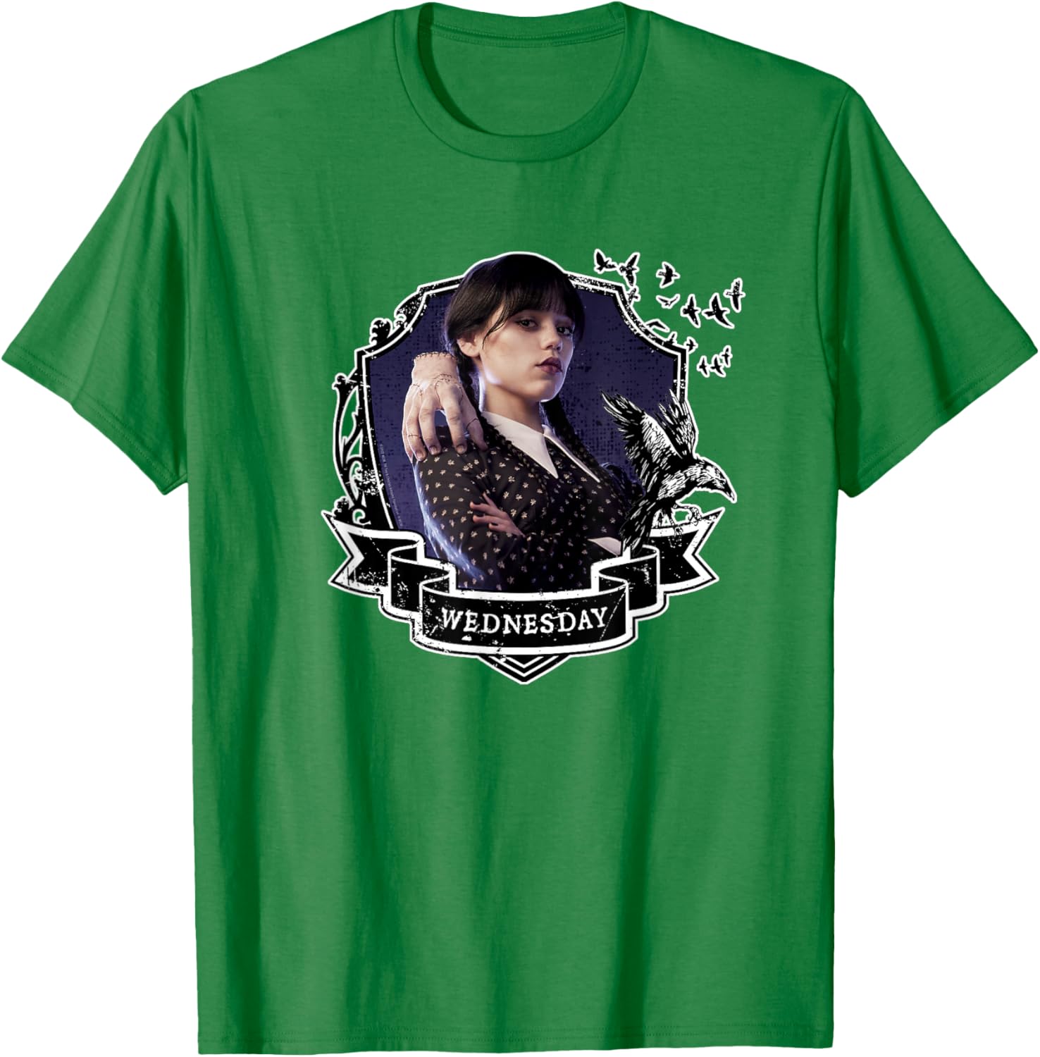 Wednesday Nevermore Graphic T-Shirt for Fans of Iconic Wednesday Style - 11