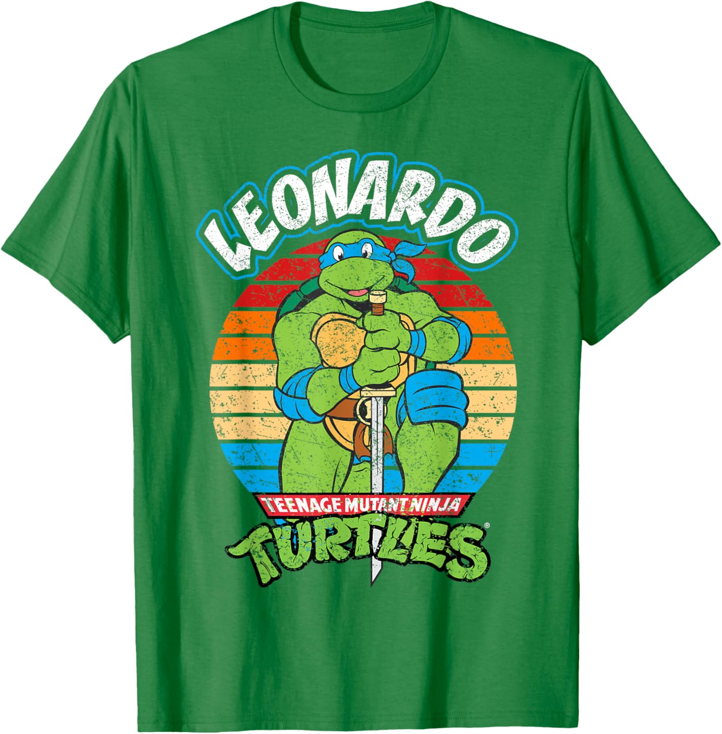 Teenage Mutant Ninja Turtles Leonardo Action T-Shirt for Fans - 8