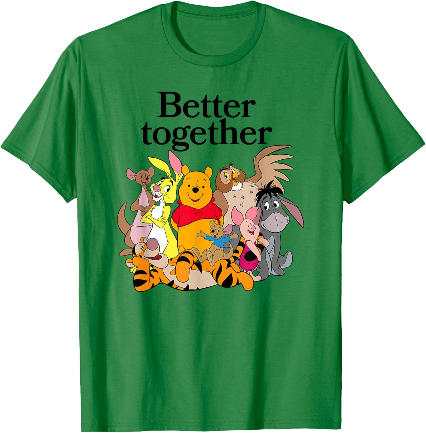 Winnie the Pooh Better Together Friends Group Shot T-Shirt for Fans - 1