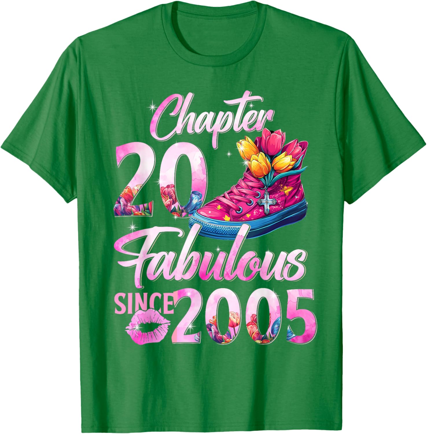 20th Birthday Queen T-Shirt Perfect Gift for 2005 EST Celebration - 15