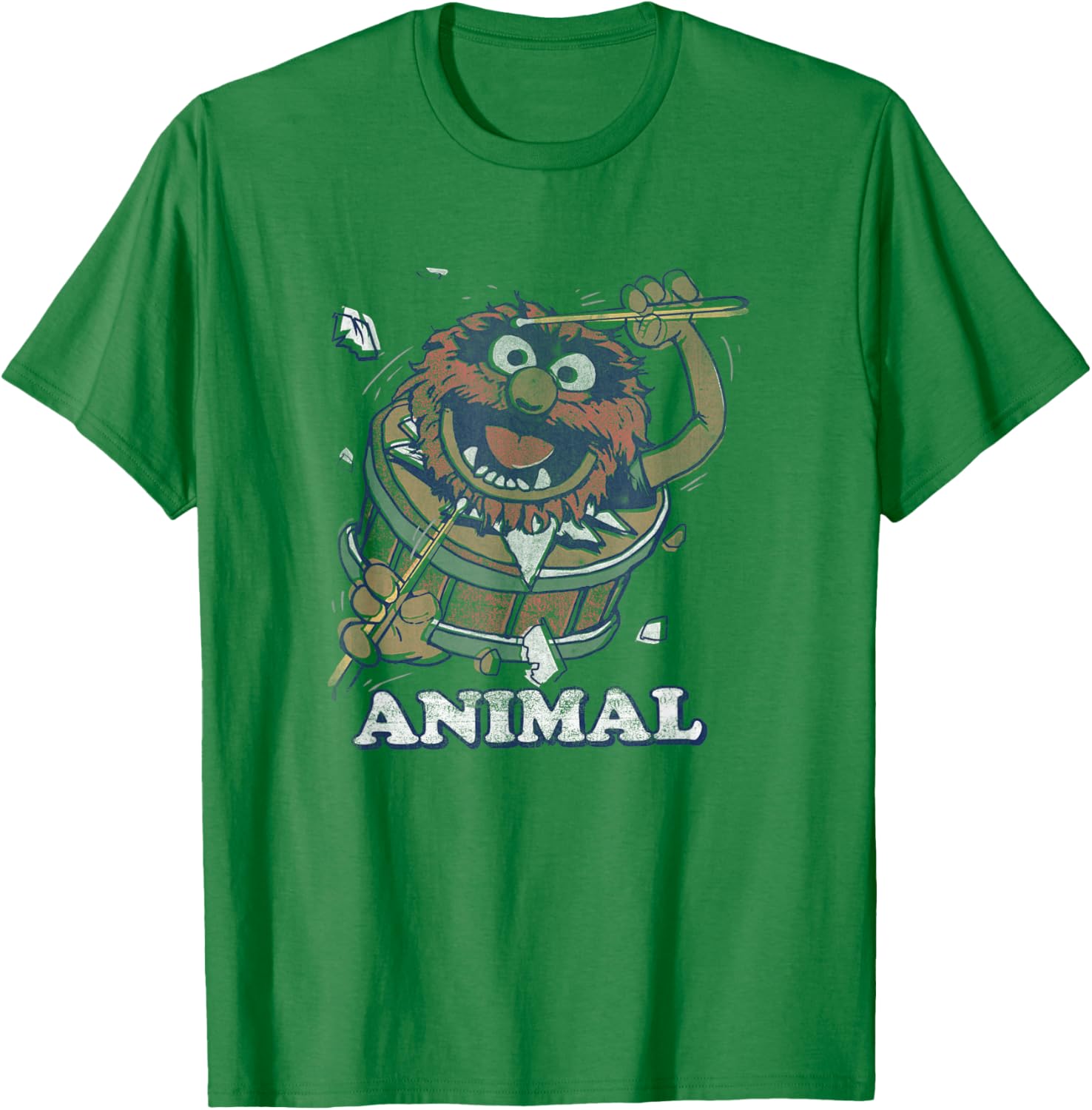 Vintage Disney Muppets Animal Drummer T-Shirt for Fans and Collectors - 2