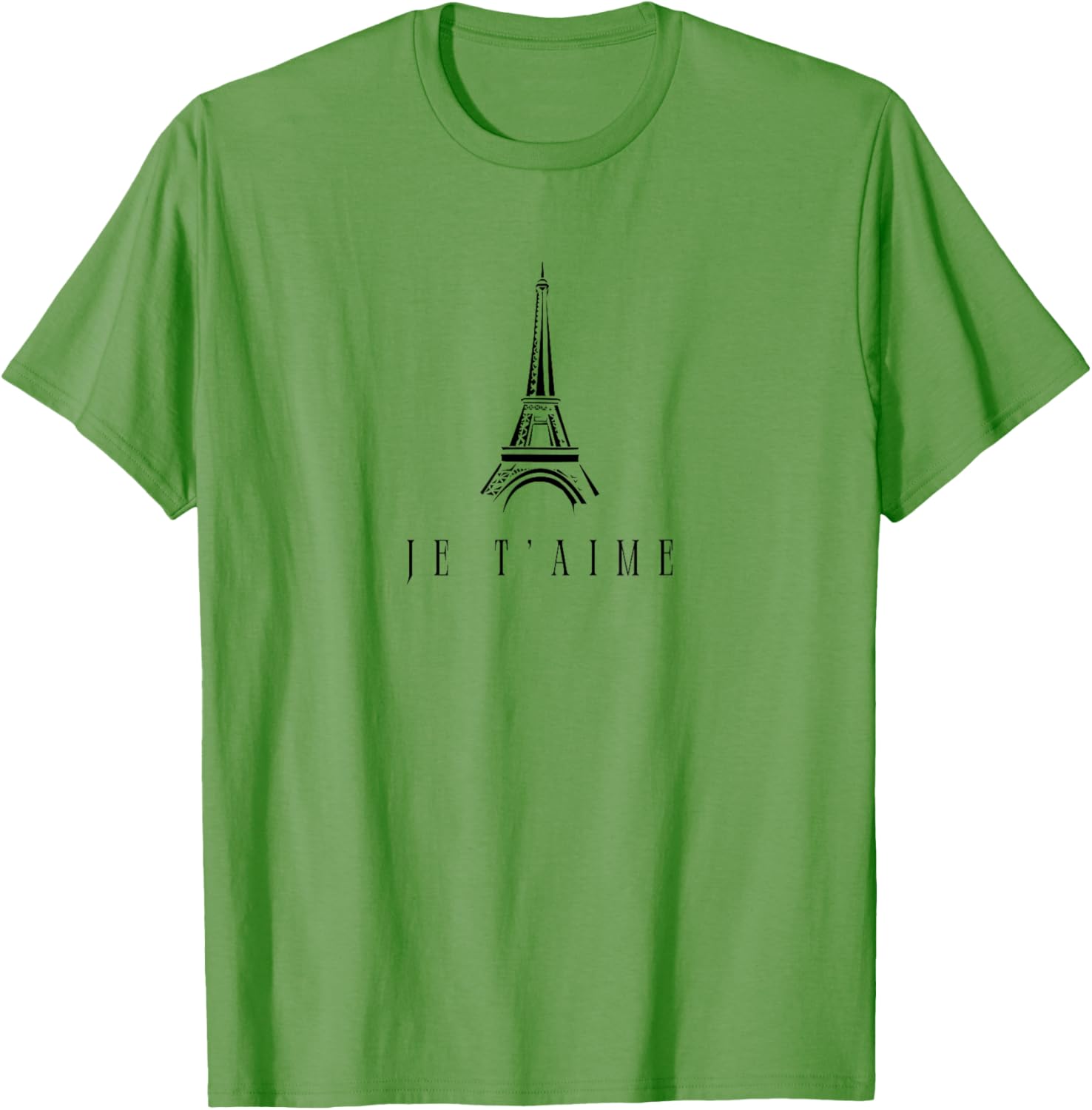 Vintage Eiffel Tower Paris Souvenir T-Shirt Minimalist Style Apparel - 8