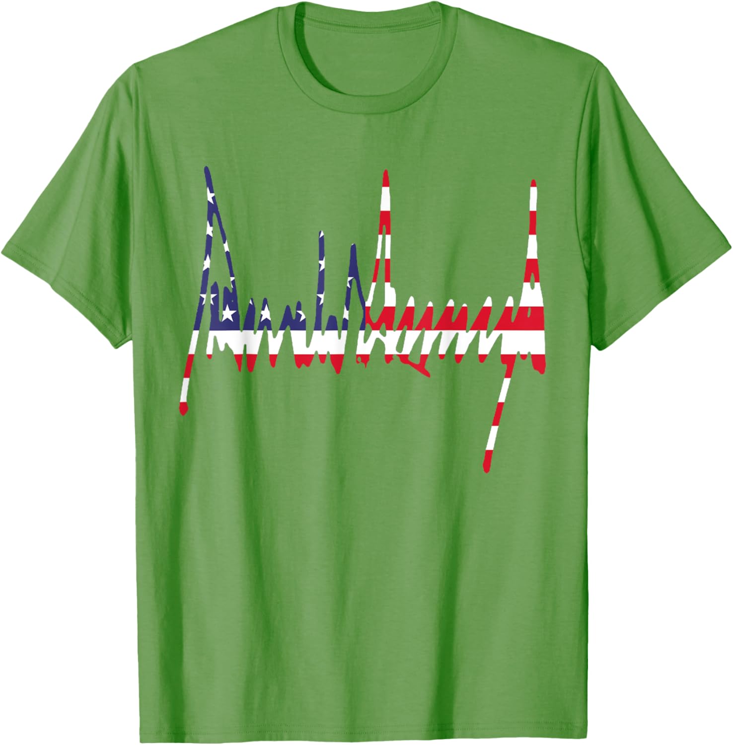 Signature US Flag Number 47 Jersey 45th Anniversary 4th of July Tee - 14