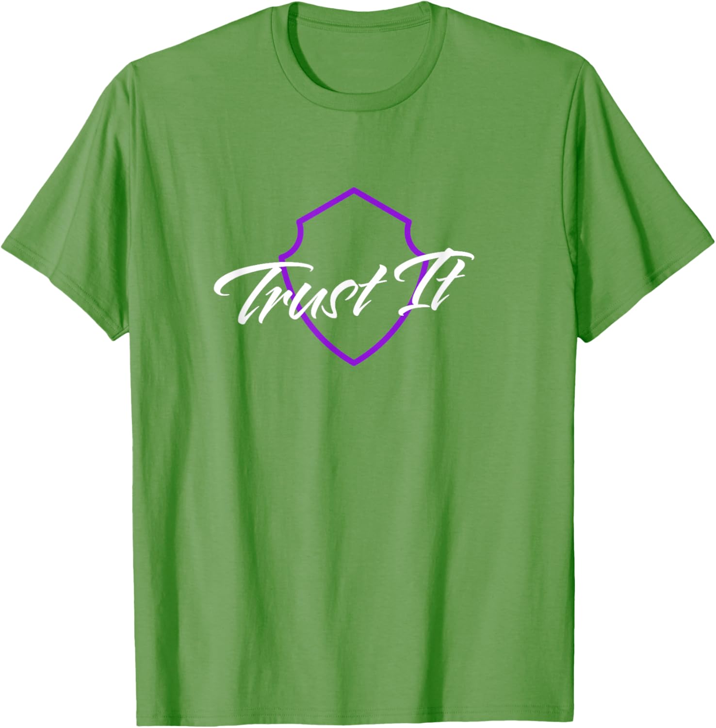 Trust It Shield T-Shirt for Men and Women - Stylish Comfortable Wear - 6