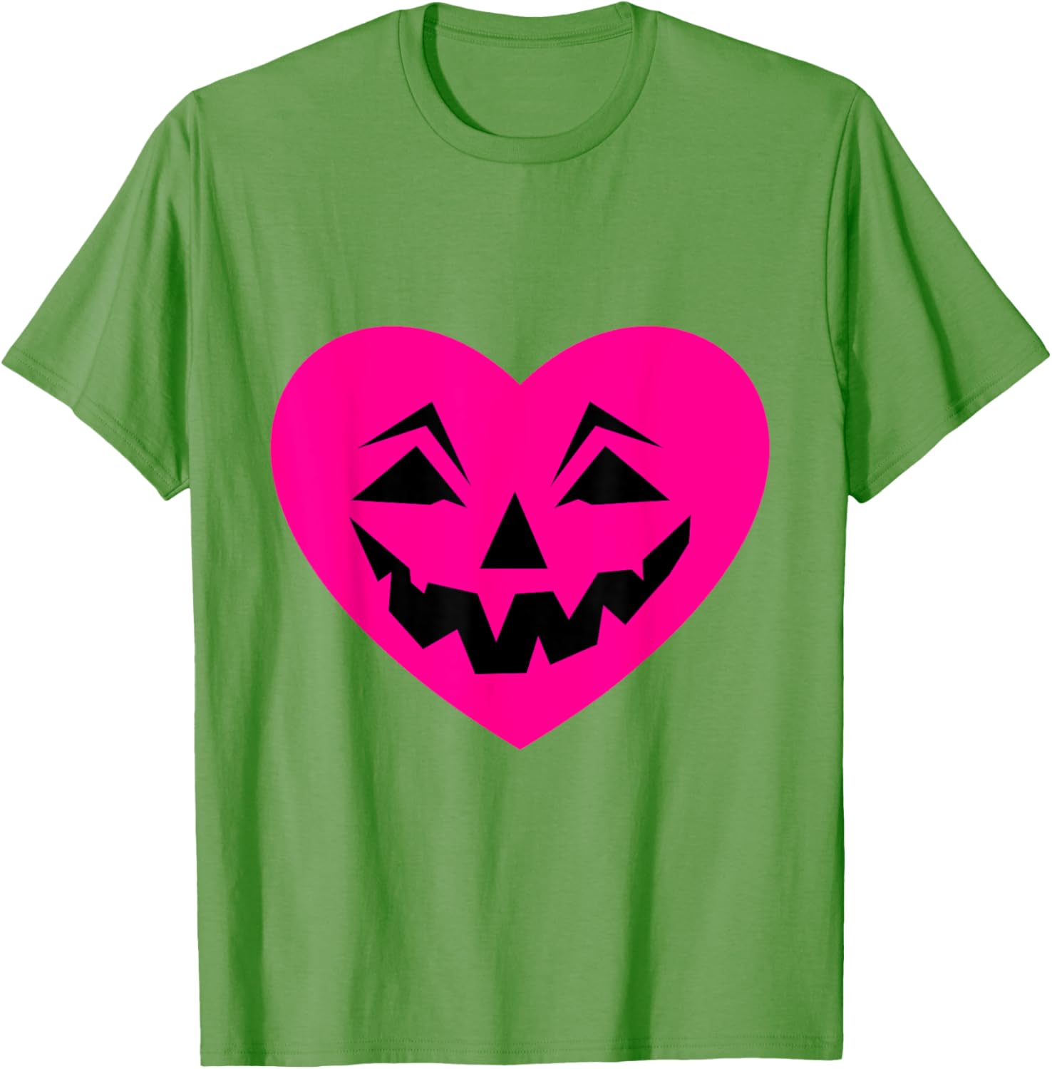 Pink Halloween Heart Goth T-Shirt for Creepy Ominous Valentine Style - 25