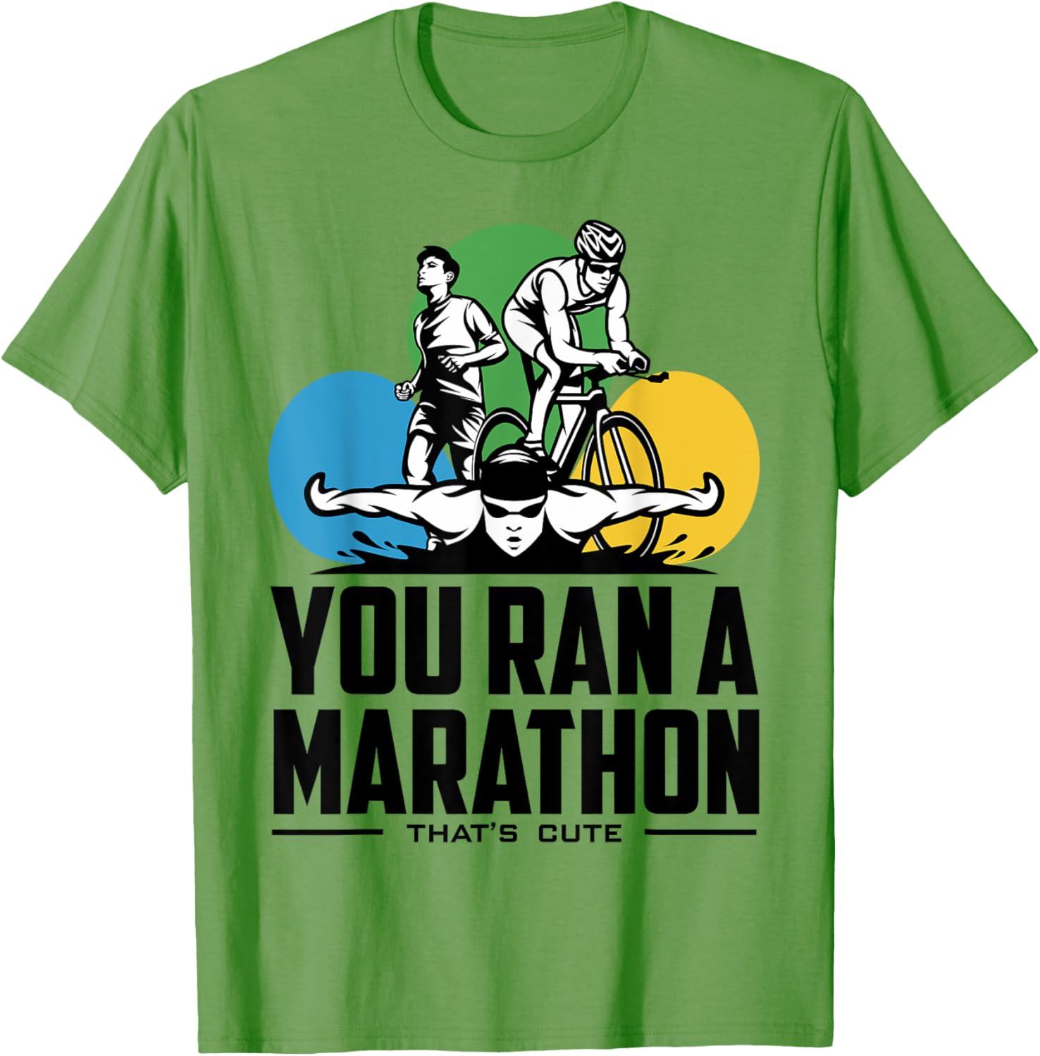 Triathlon Marathoners T-Shirt for Proud Runners | Fun Fitness Tee - 18