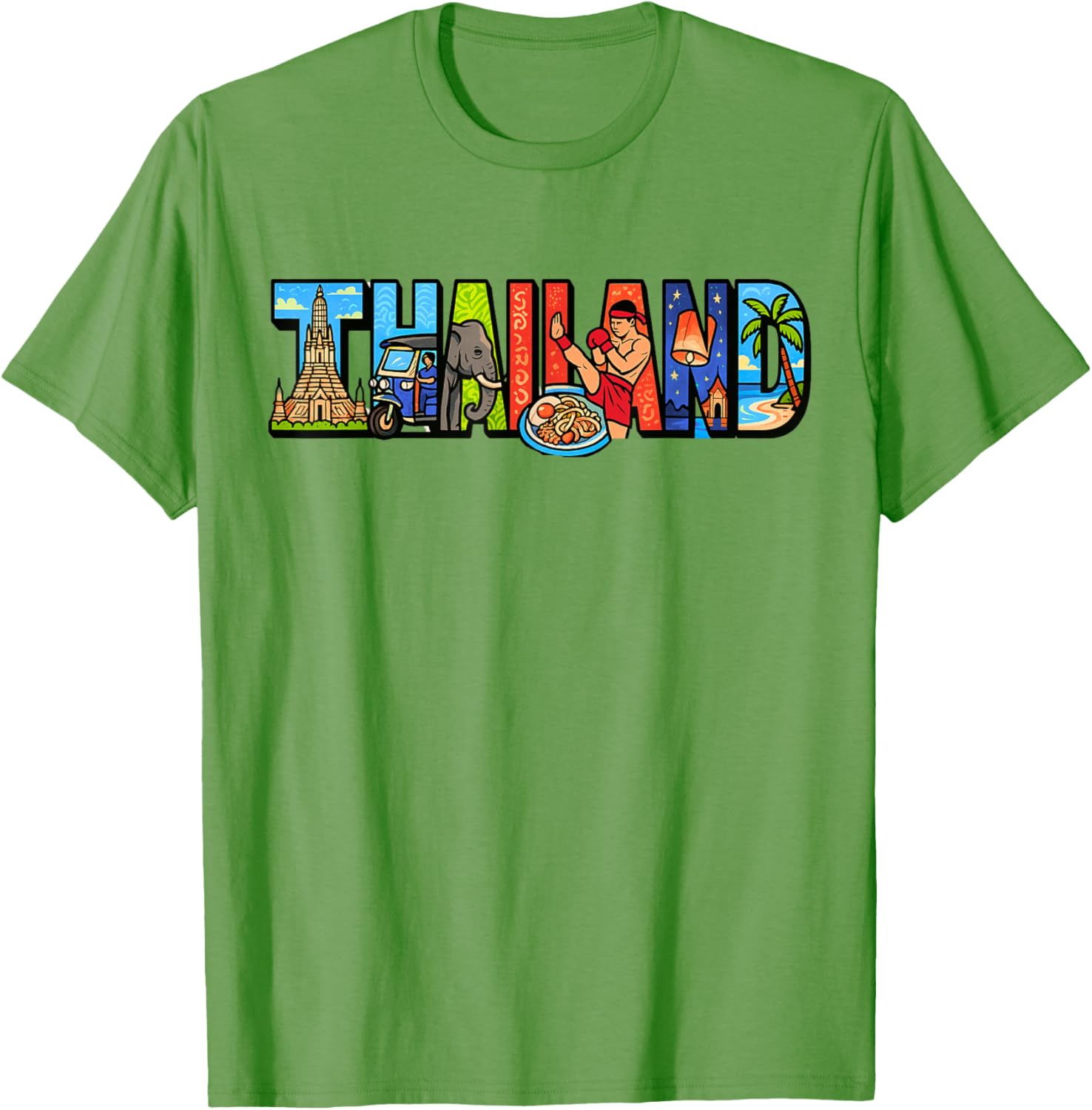 Thailand Souvenir T-Shirt for Thai Culture Lovers - Unique Travel Gift - 12