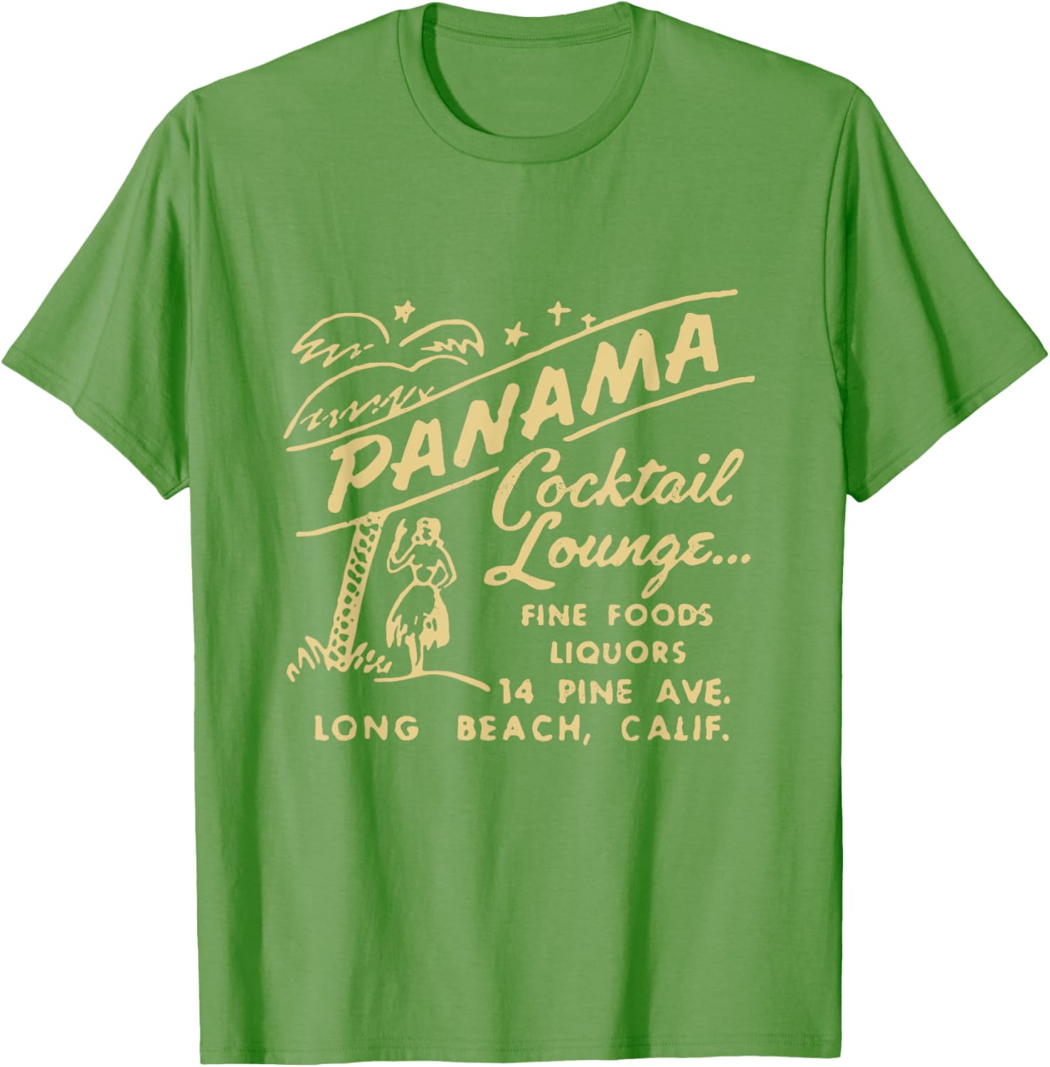 Panama Cocktail Lounge Unisex T-Shirt for Men and Women in Long Beach CA - 11