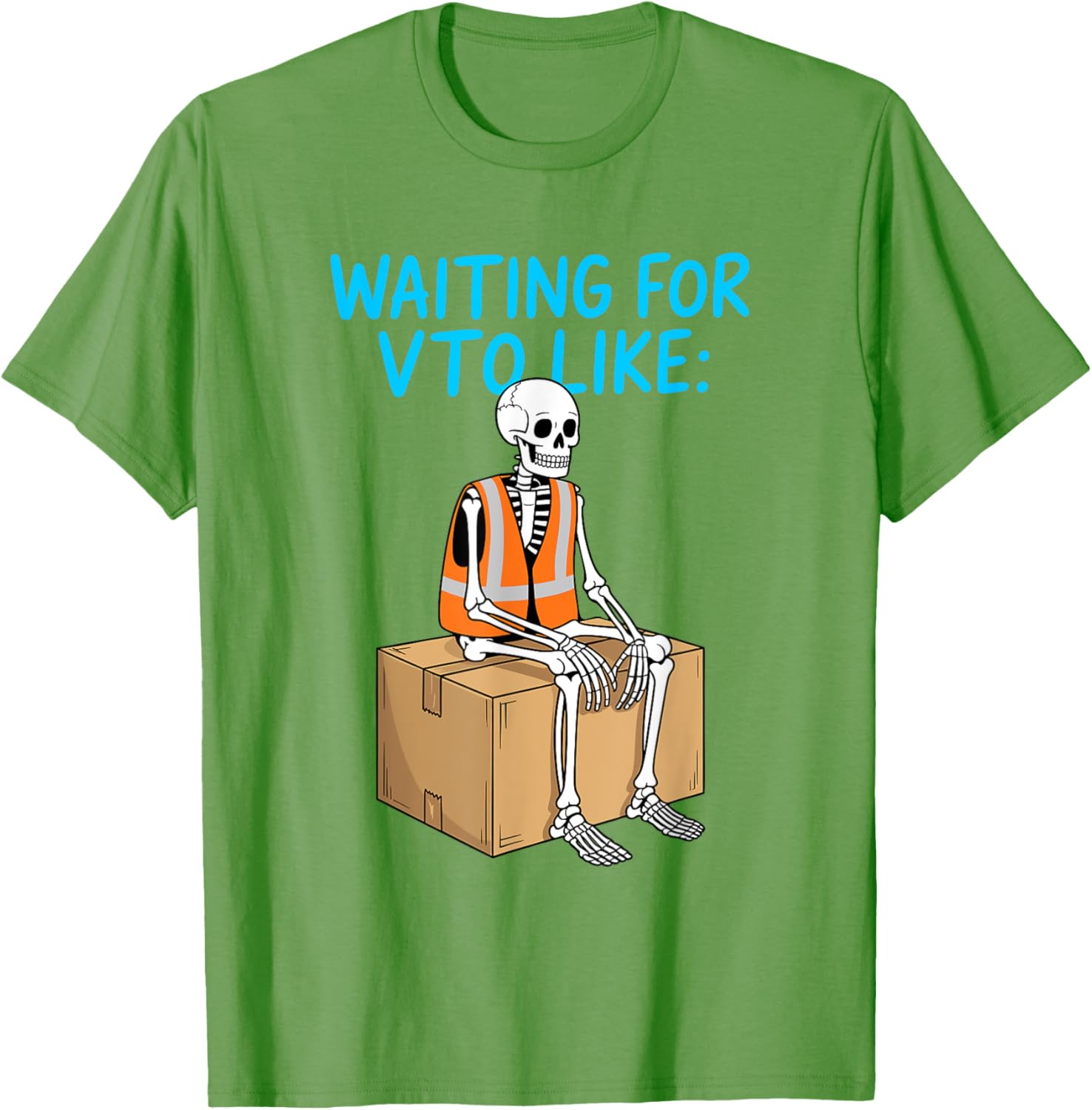VTO Coworker Associate Skeleton T-Shirt for Fun Office Vibes - 29