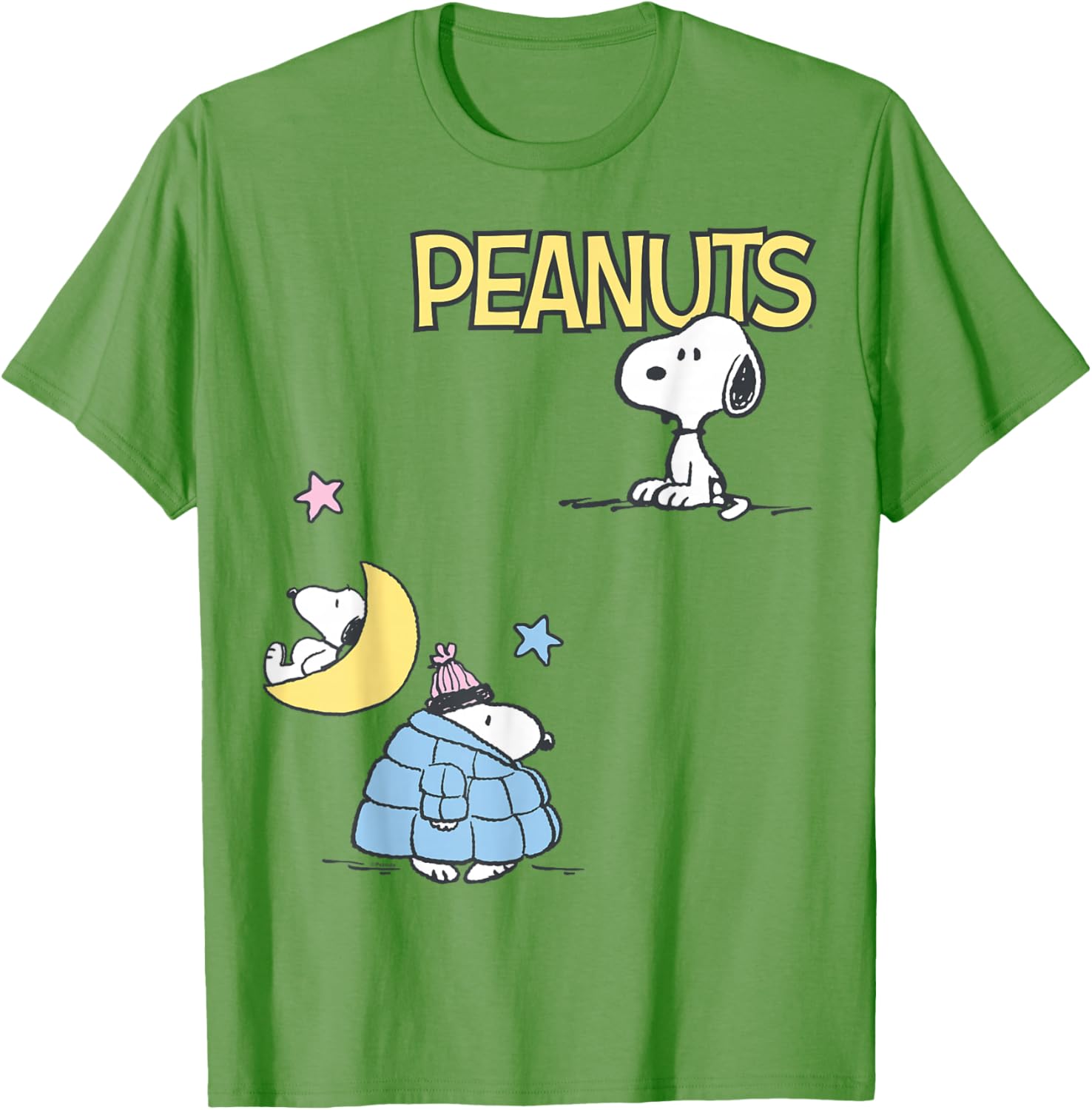 Snoopy Patchwork Puffer Jacket T-Shirt for Fun Fashion Lovers - 9