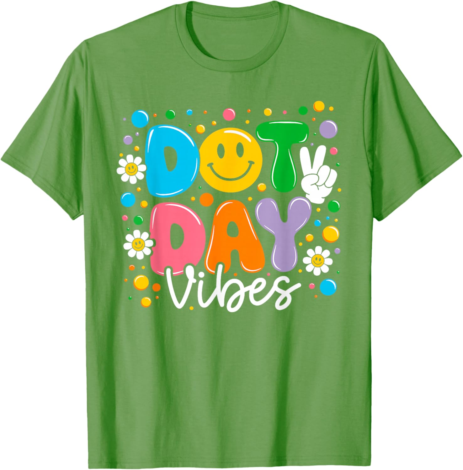 Happy Dot Day 2025 Colorful Polka Dot T-Shirt for Kids and Teachers - 14