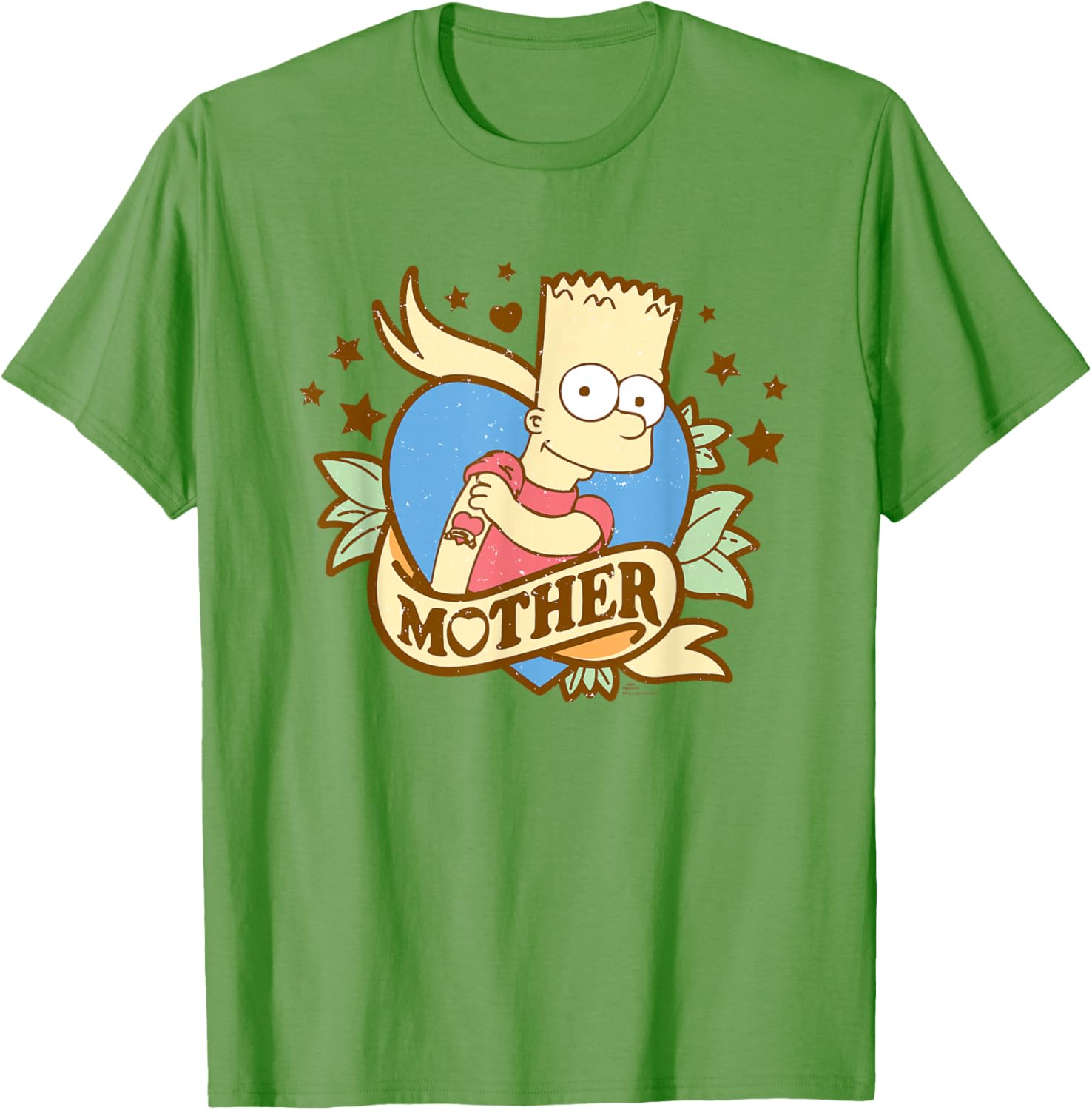 Retro Bart Simpson Mother's Day T-Shirt Gift for Moms and Fans - 14
