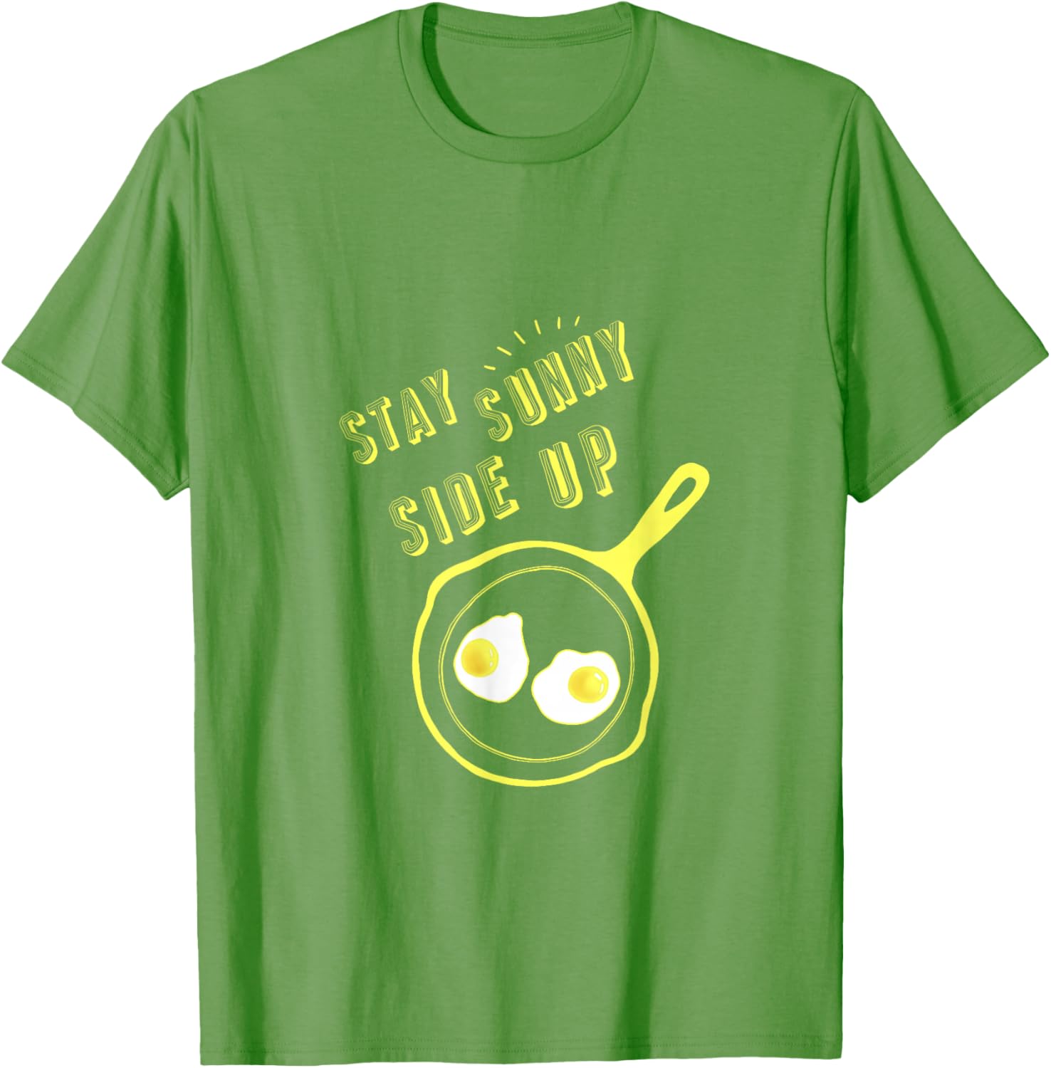 Stay Sunny Side Up Funny Egg Breakfast T-Shirt for Food Lovers - 3