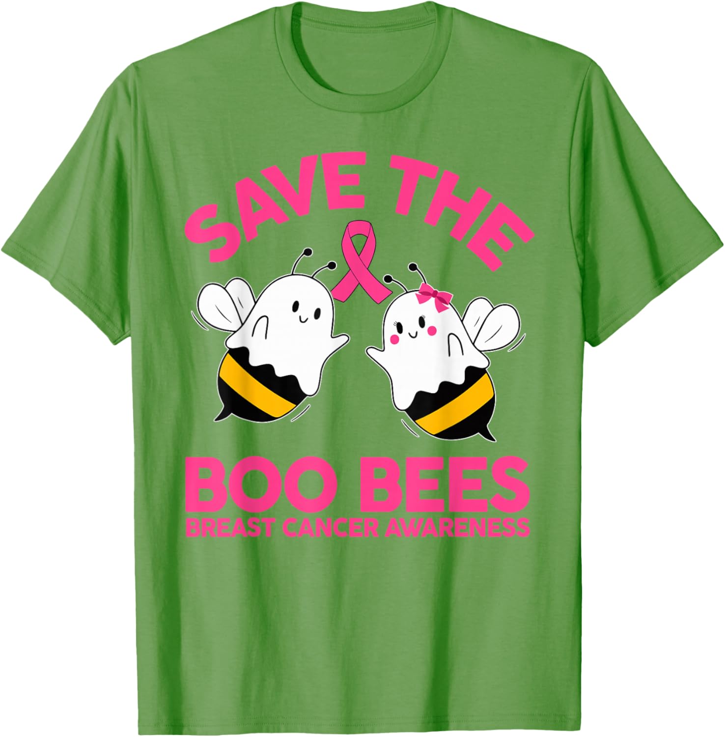Save The Boobees Breast Cancer Halloween T-Shirt for Women - 12