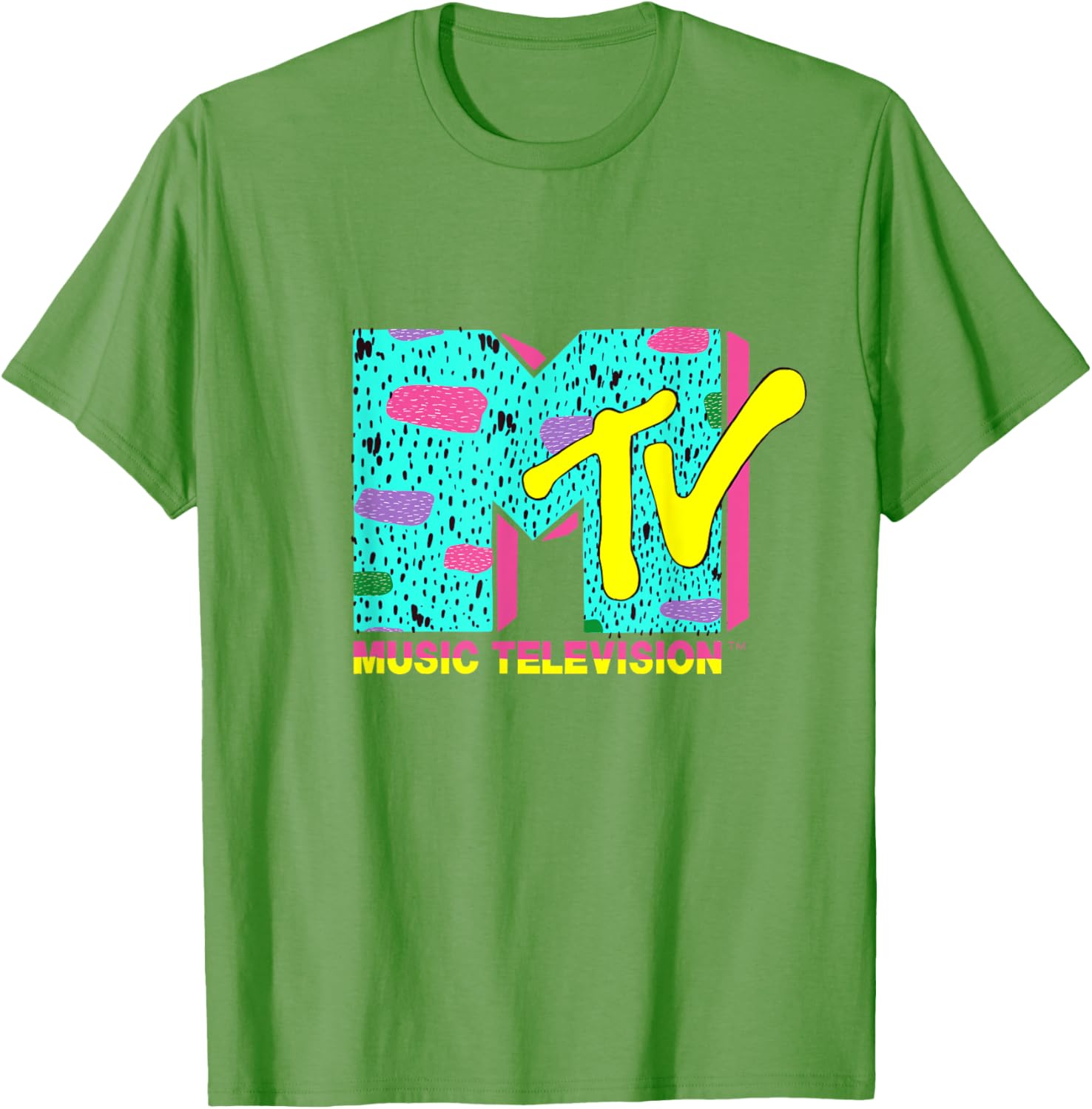 Vibrant Mademark x MTV Logo T-Shirt with Funky Design for Enthusiasts - 4