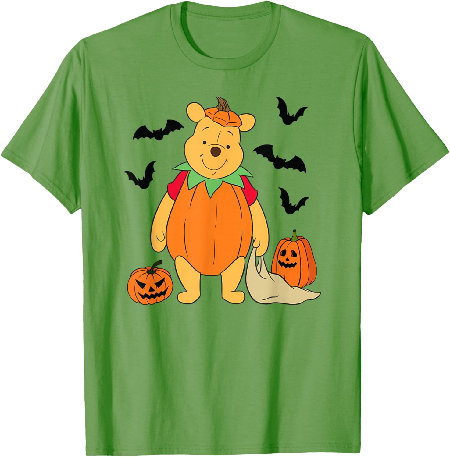 Disney Winnie the Pooh Halloween Big Pumpkin T-Shirt for Kids and Adults - 10