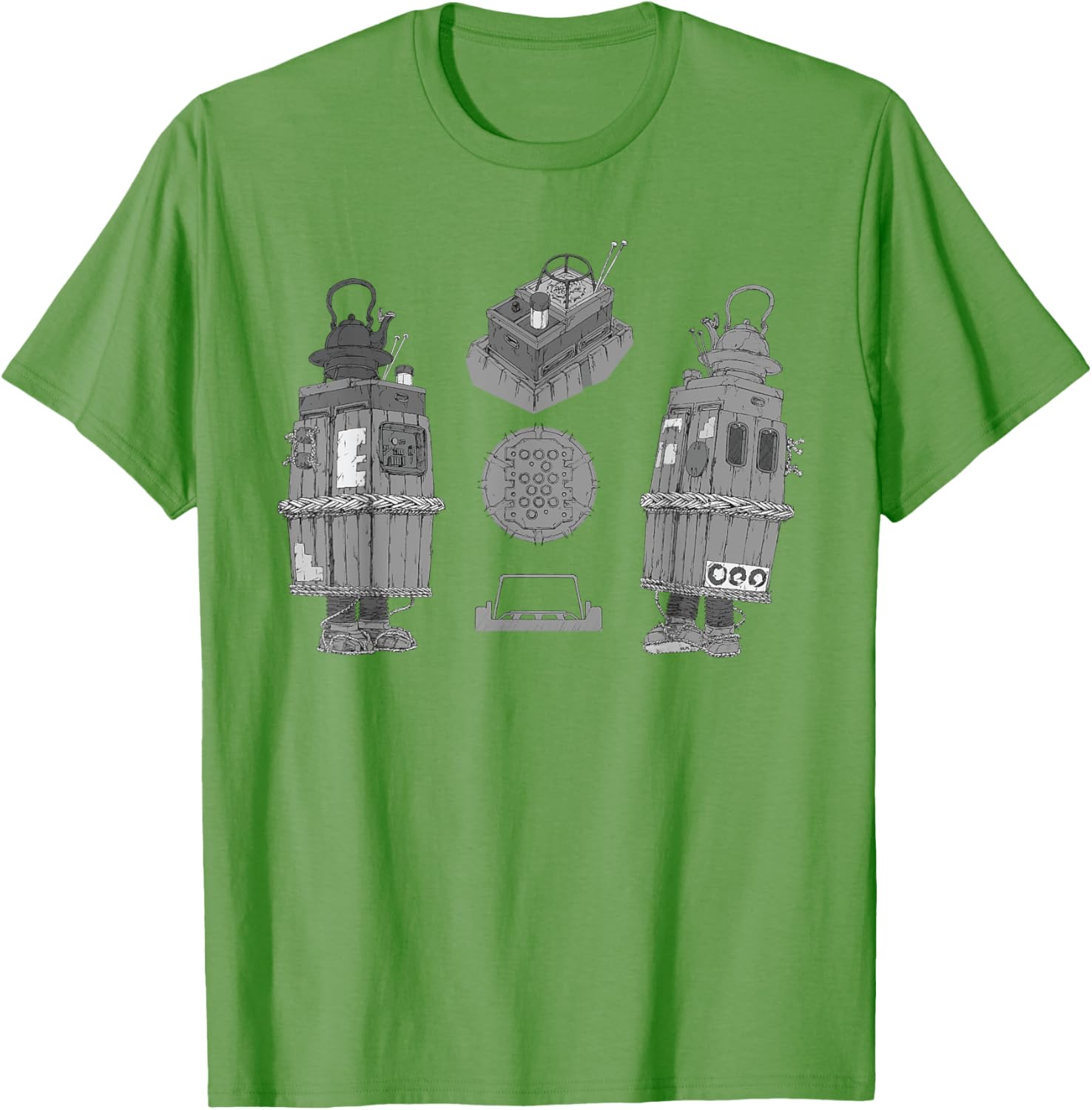 Star Wars Visions The Duel Tea House GNK Droid T-Shirt for Fans - 11