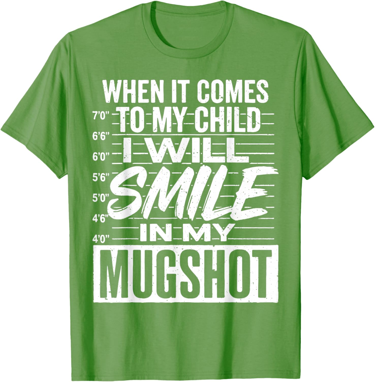 Smile Mugshot T-Shirt for Moms - Funny Parenting Apparel Gift - 24