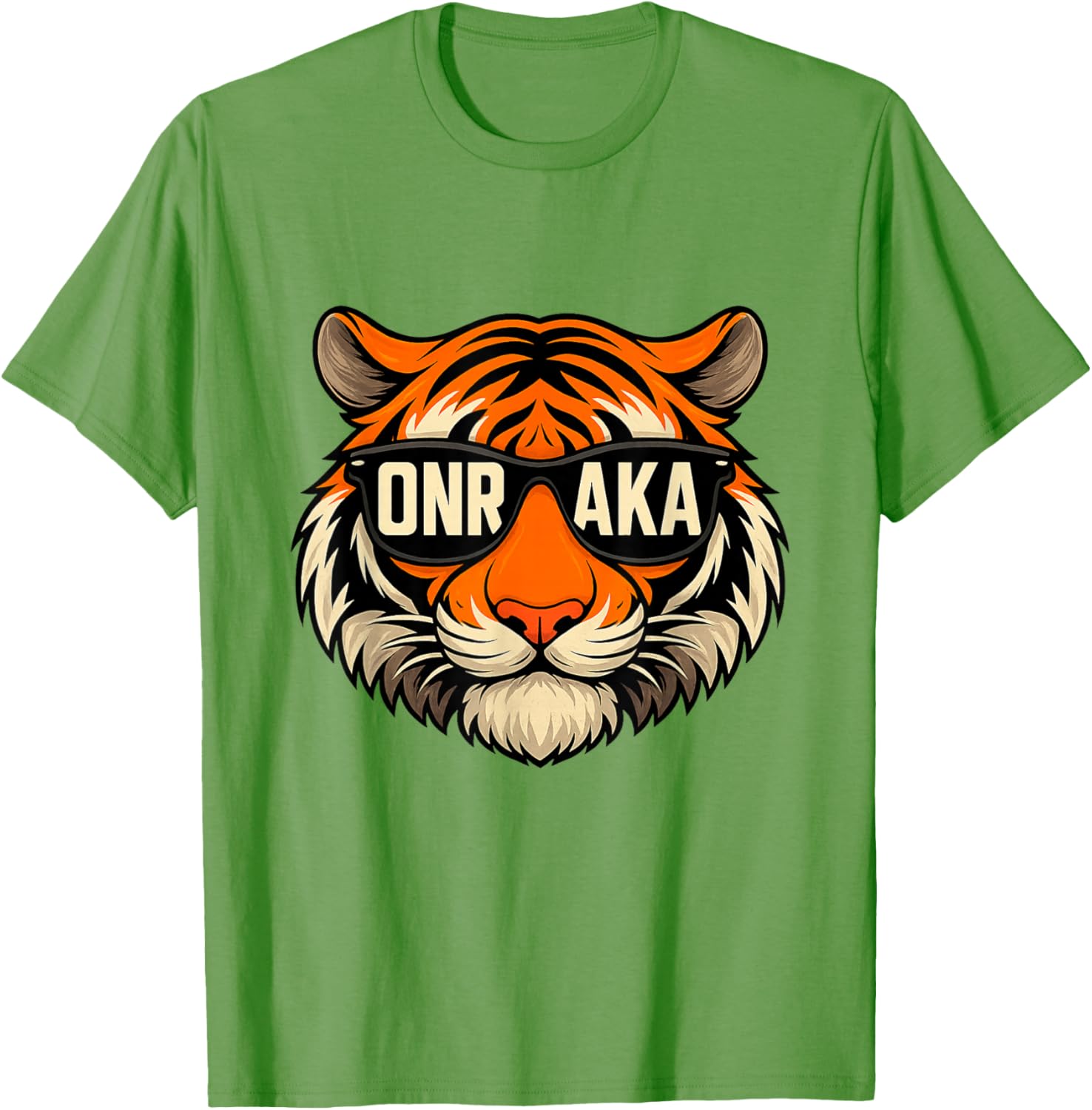 Vintage Tiger Graphic T-Shirt Onrakas Retro Sunglasses Unity Apparel - 20