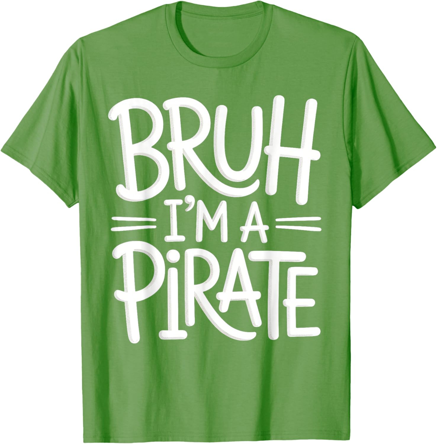 Bruh Pirate Lazy Halloween Costume Kids T-Shirt for Fun Dress-Up - 5