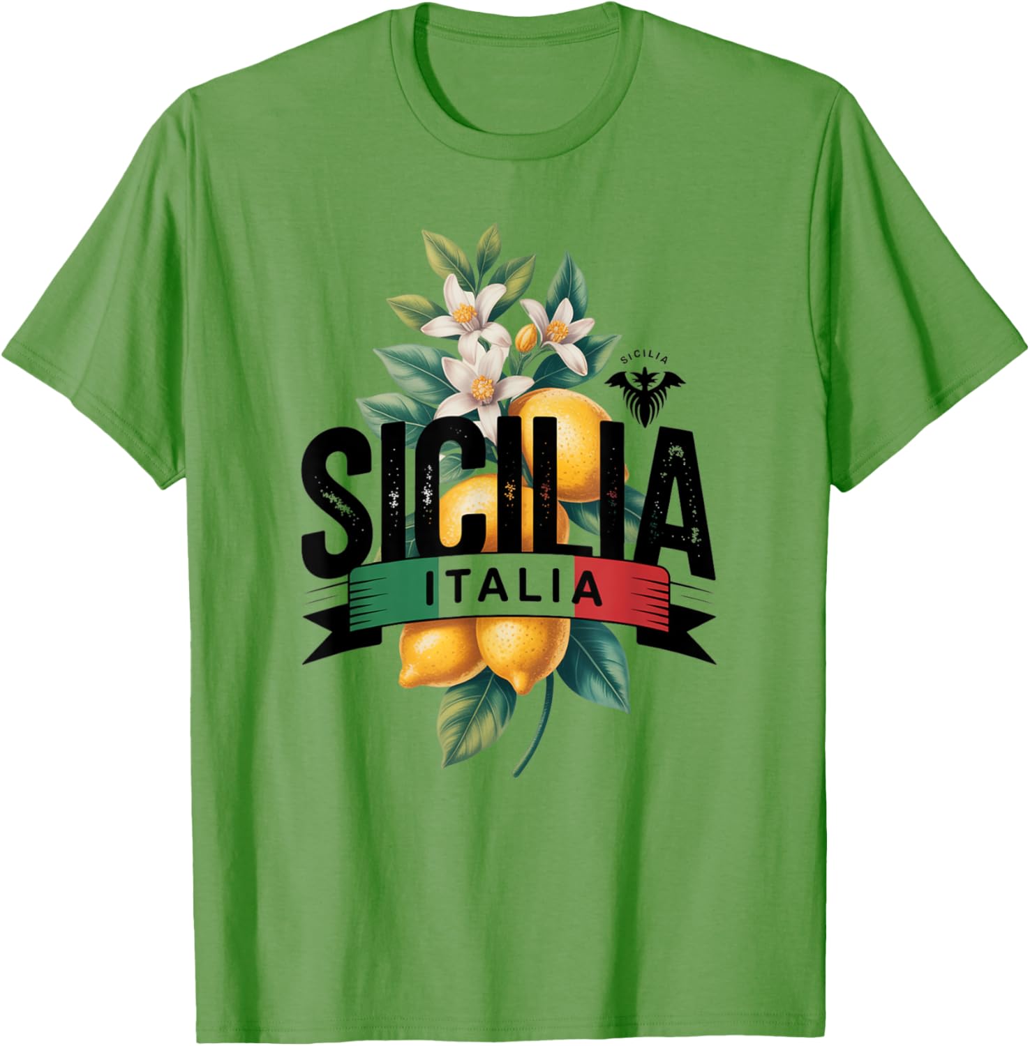 Sicilian Lemon Art T-Shirt for Italy Lovers - Perfect Sicily Souvenir - 3