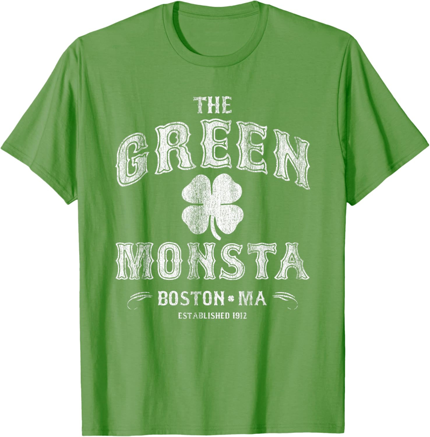 The Green Monsta Boston T-Shirt Perfect for Game Day or St. Patrick's Day - 10