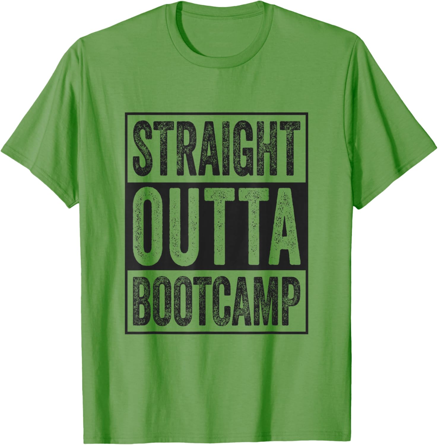 Straight Outta Bootcamp Soldier Basic Training Graduate T-Shirt - 23