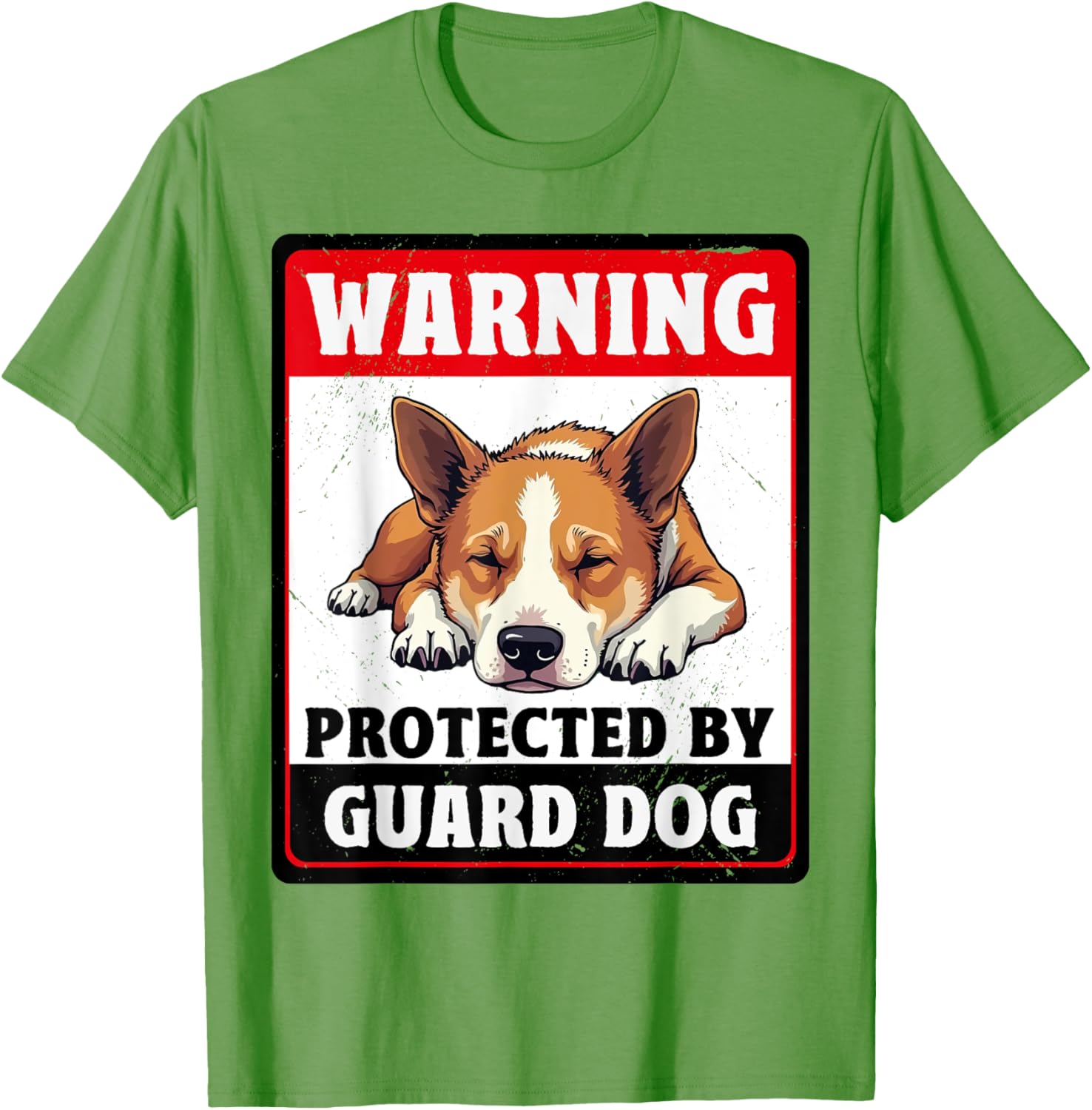 Warning Protected By Australian Cattle Guard Dog T-Shirt for Dog Lovers - 10
