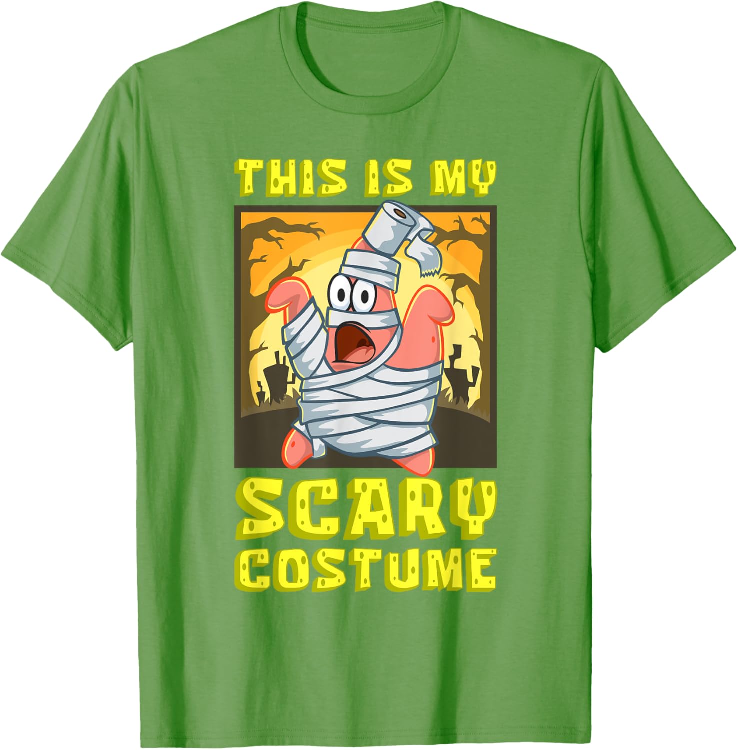Mademark SpongeBob Halloween Patrick Mummy T-Shirt Fun Costume Apparel - 11