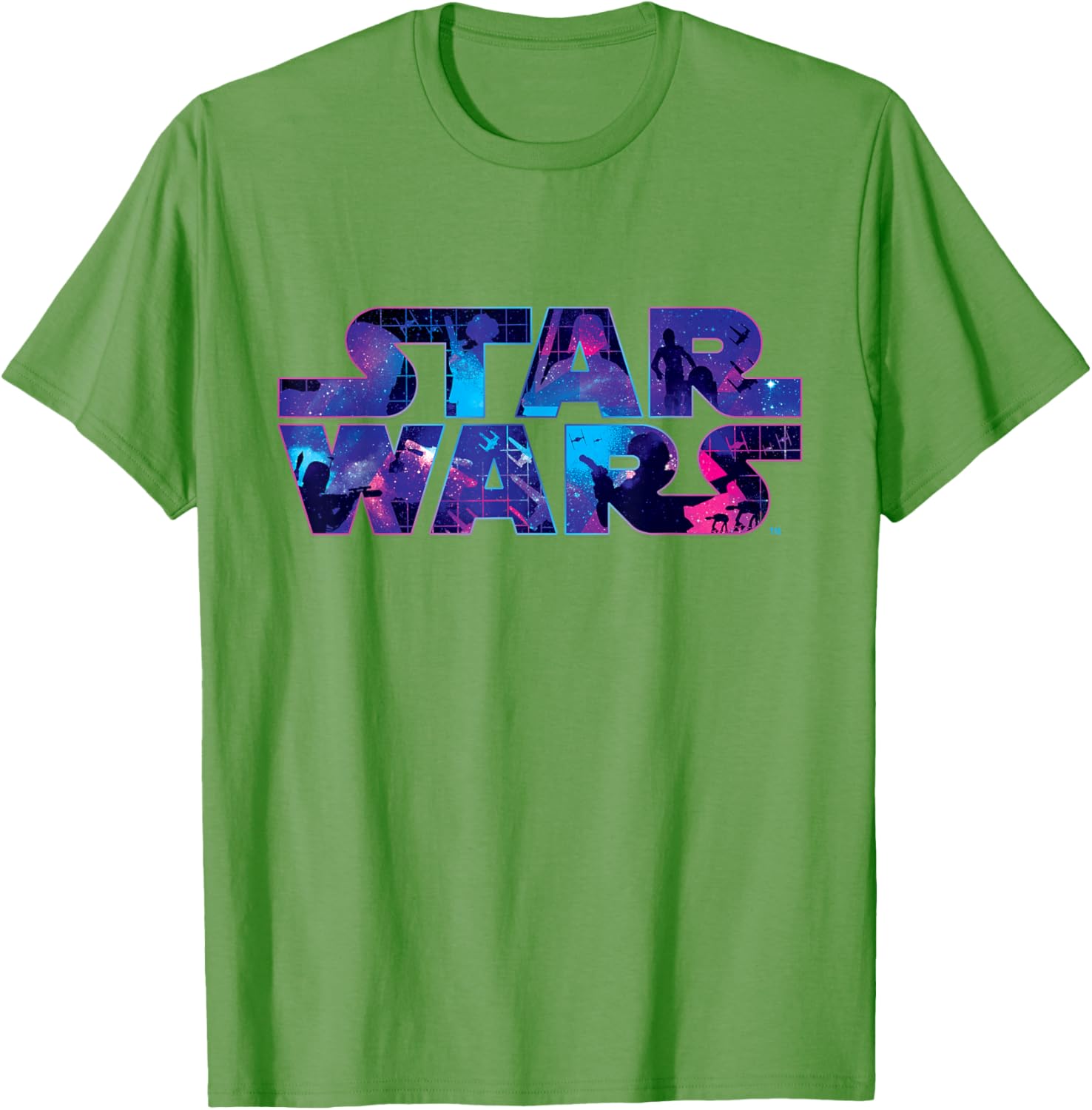 Retro 90s Star Wars Logo Galaxy T-Shirt for Fans of Classic Sci-Fi - 13
