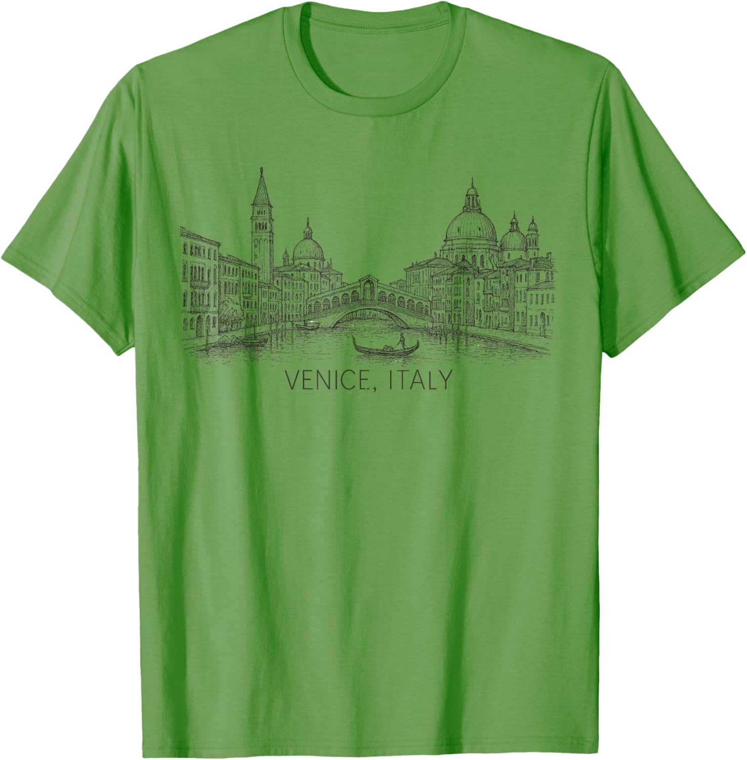 Vintage Venice Italy Art Souvenir T-Shirt for Travelers and Tourists - 8