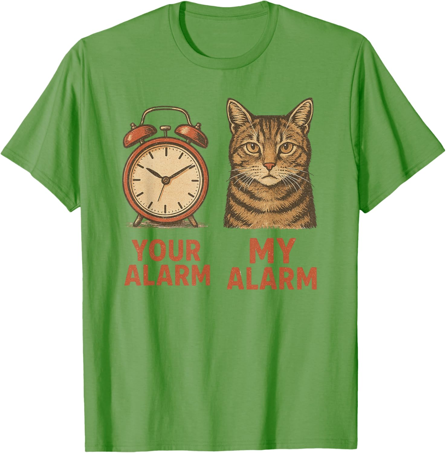 Vintage Kitty Print T-Shirt for Cat Lovers - Funny 60's Style Top - 4