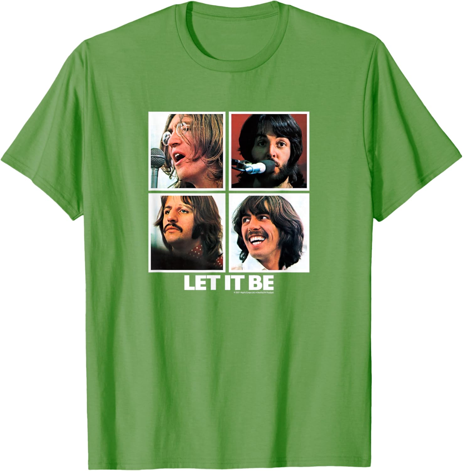 The Beatles Let it Be Square T-Shirt for Music Lovers and Fans - 1