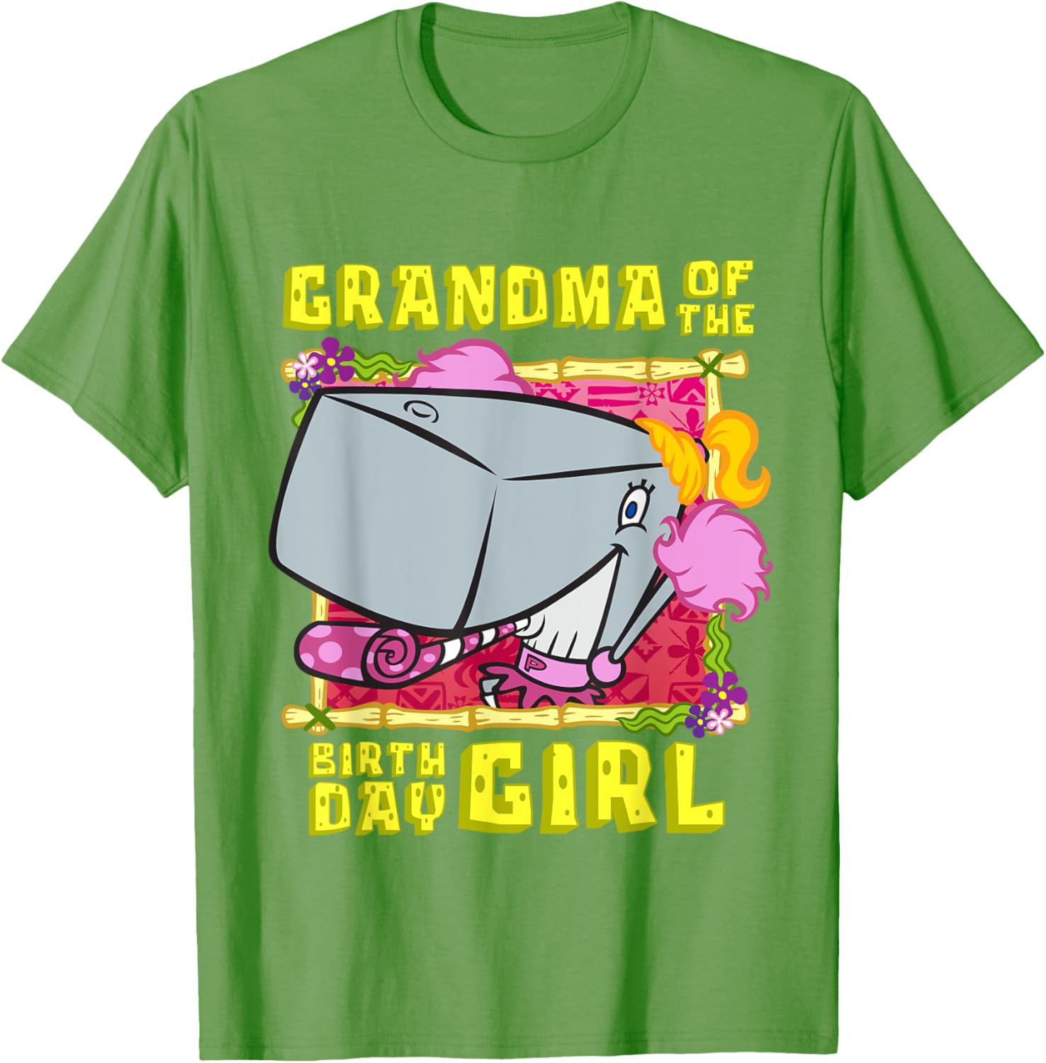 SpongeBob Pearl Grandma T-Shirt for Birthday Girls - Fun Grandmother Gift - 11