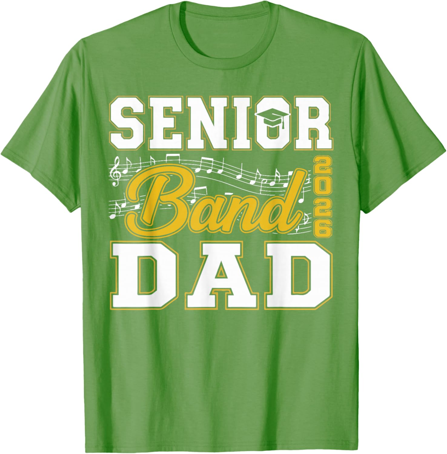 Senior Band Dad Class of 2026 Marching Band T-Shirt for Proud Fathers - 6